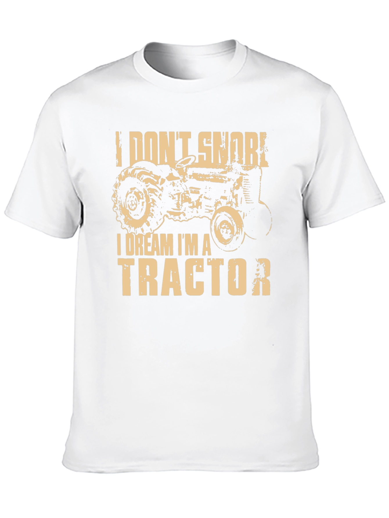 Black I Dream I'm A Tractor Graphic T-Shirt view 10