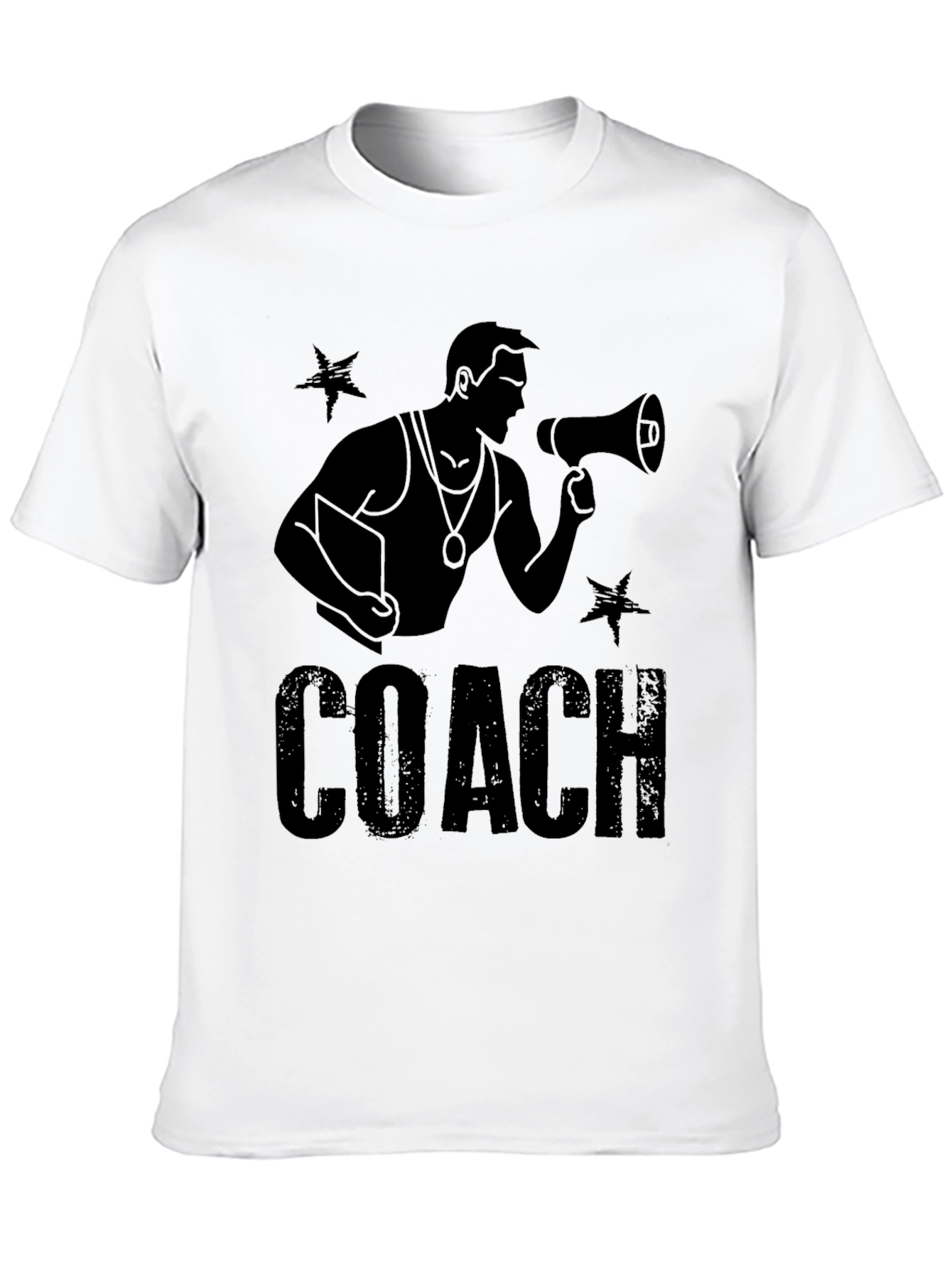 Black Coach Graphic Tee - Motivational T-Shirt view 10