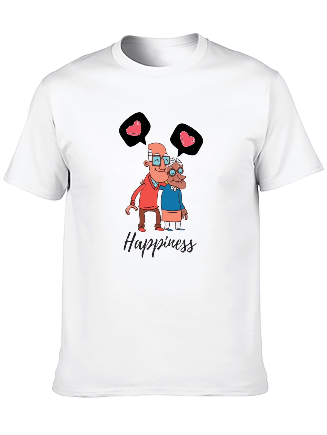 Black Love & Happiness Graphic Tee view 10