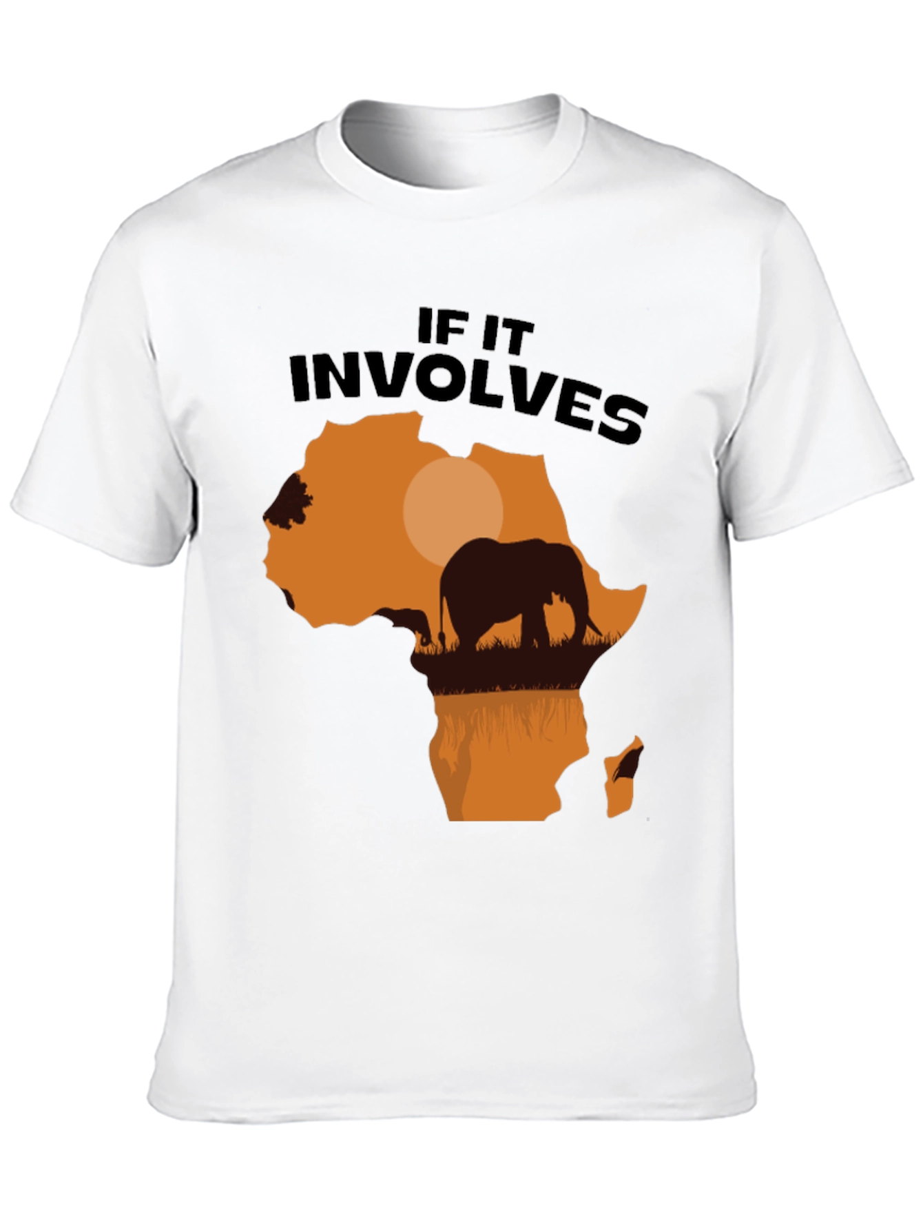 Black Africa Elephant Graphic T-Shirt - Nature Lover Tee view 10