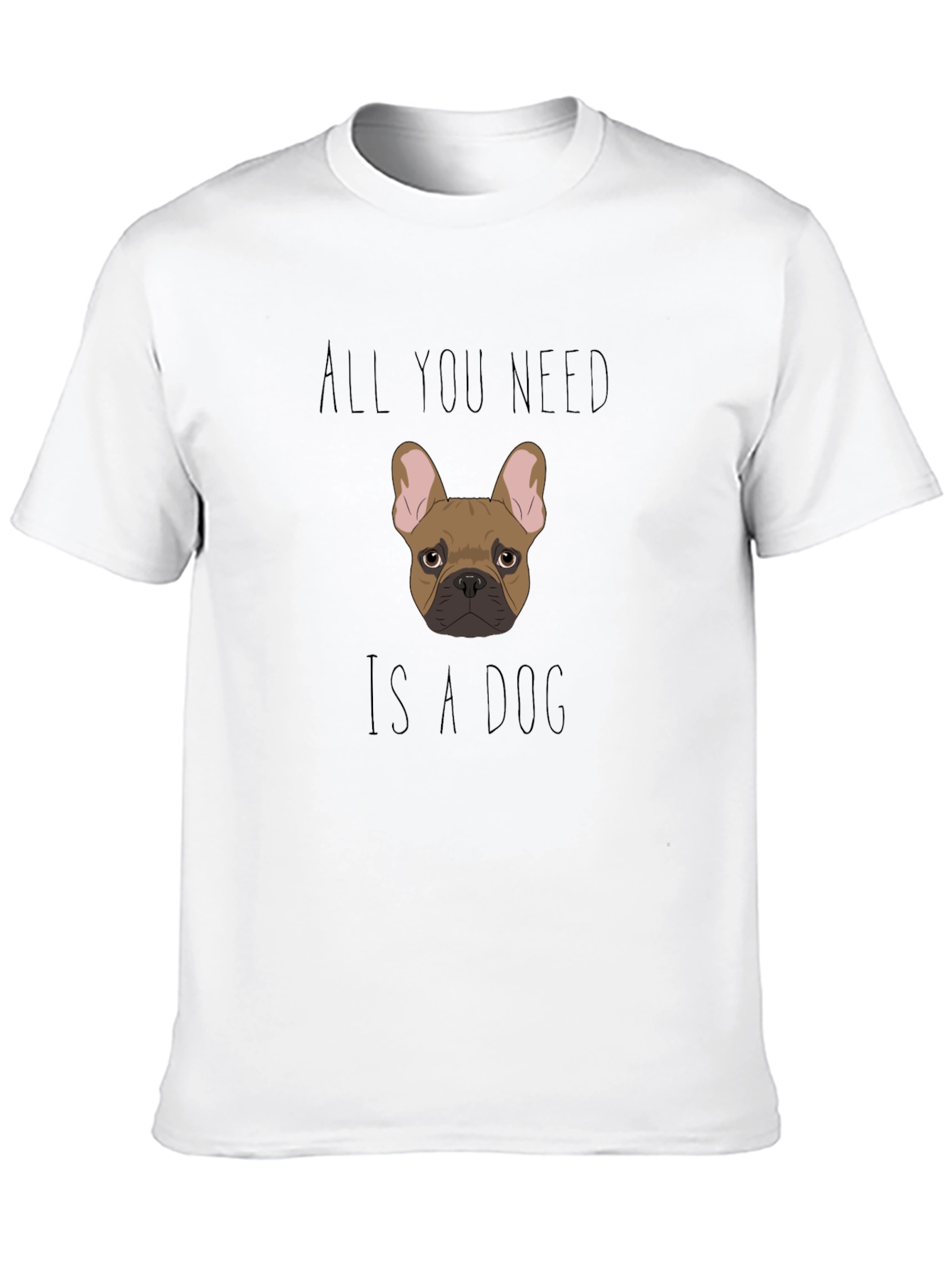 Black All You Need Is A Dog Graphic Tee view 10