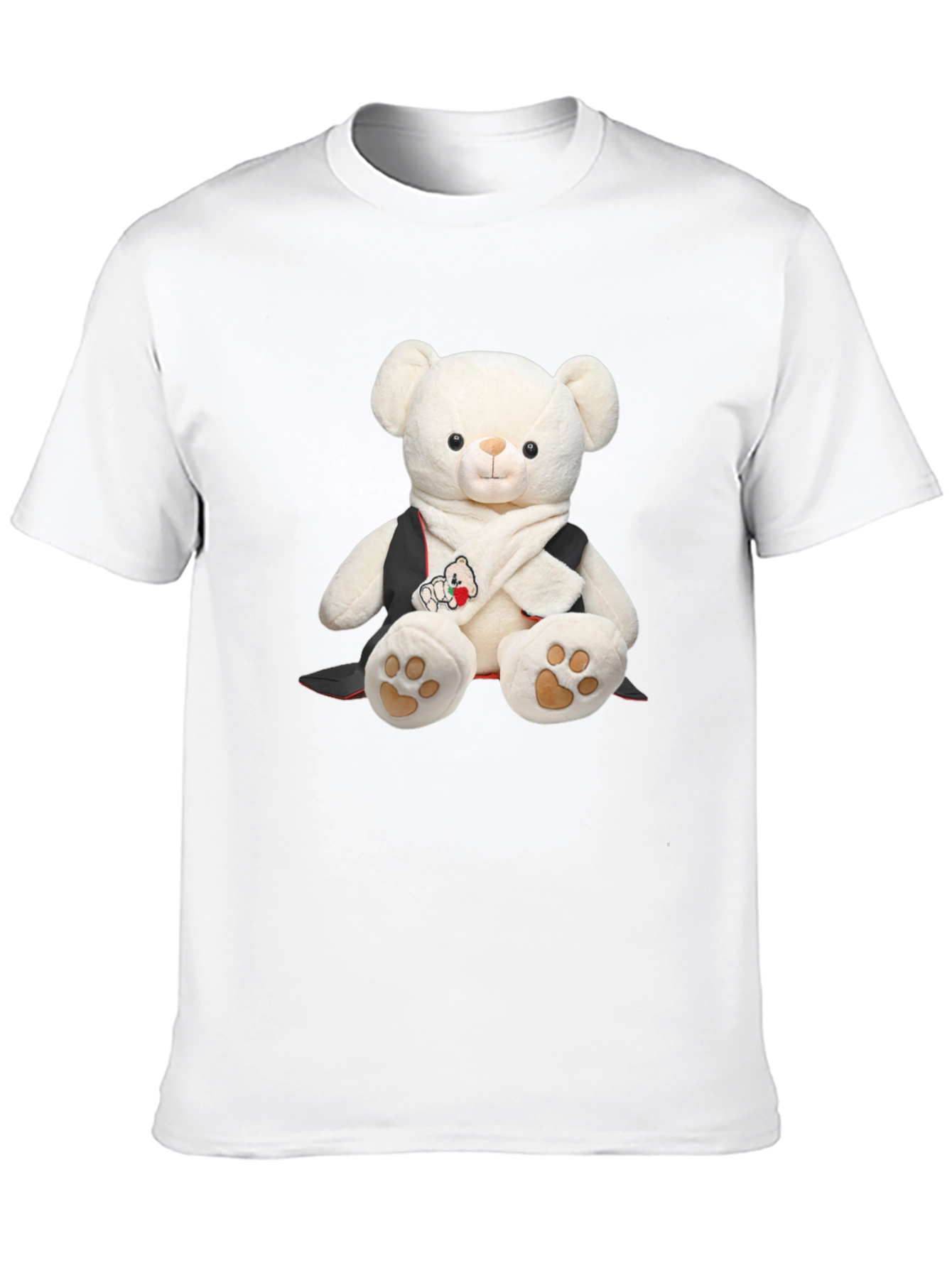 Black Teddy Bear T-Shirt - Soft Toy Graphic Tee view 10