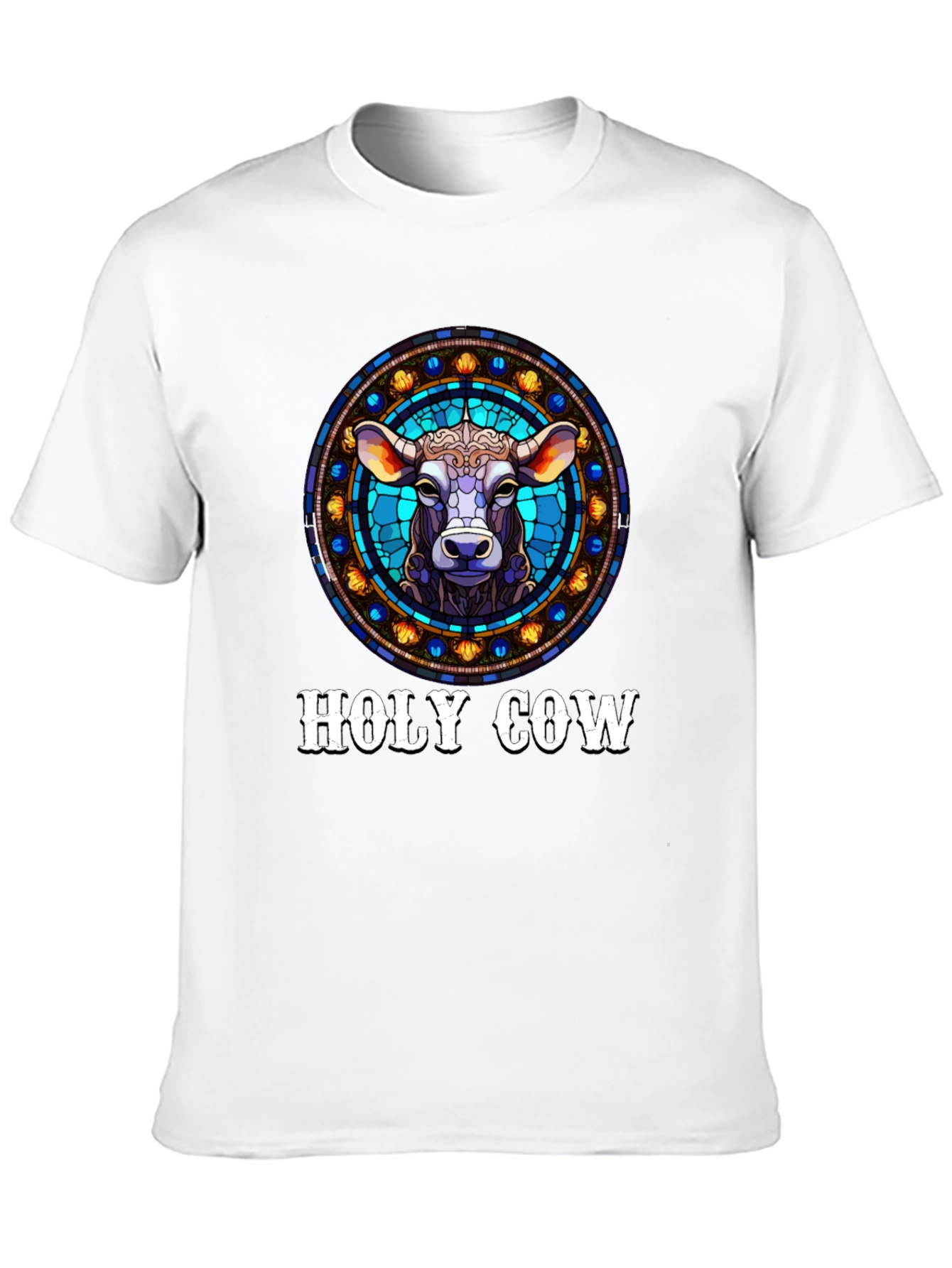 Black Holy Cow Graphic Tee - Black view 10