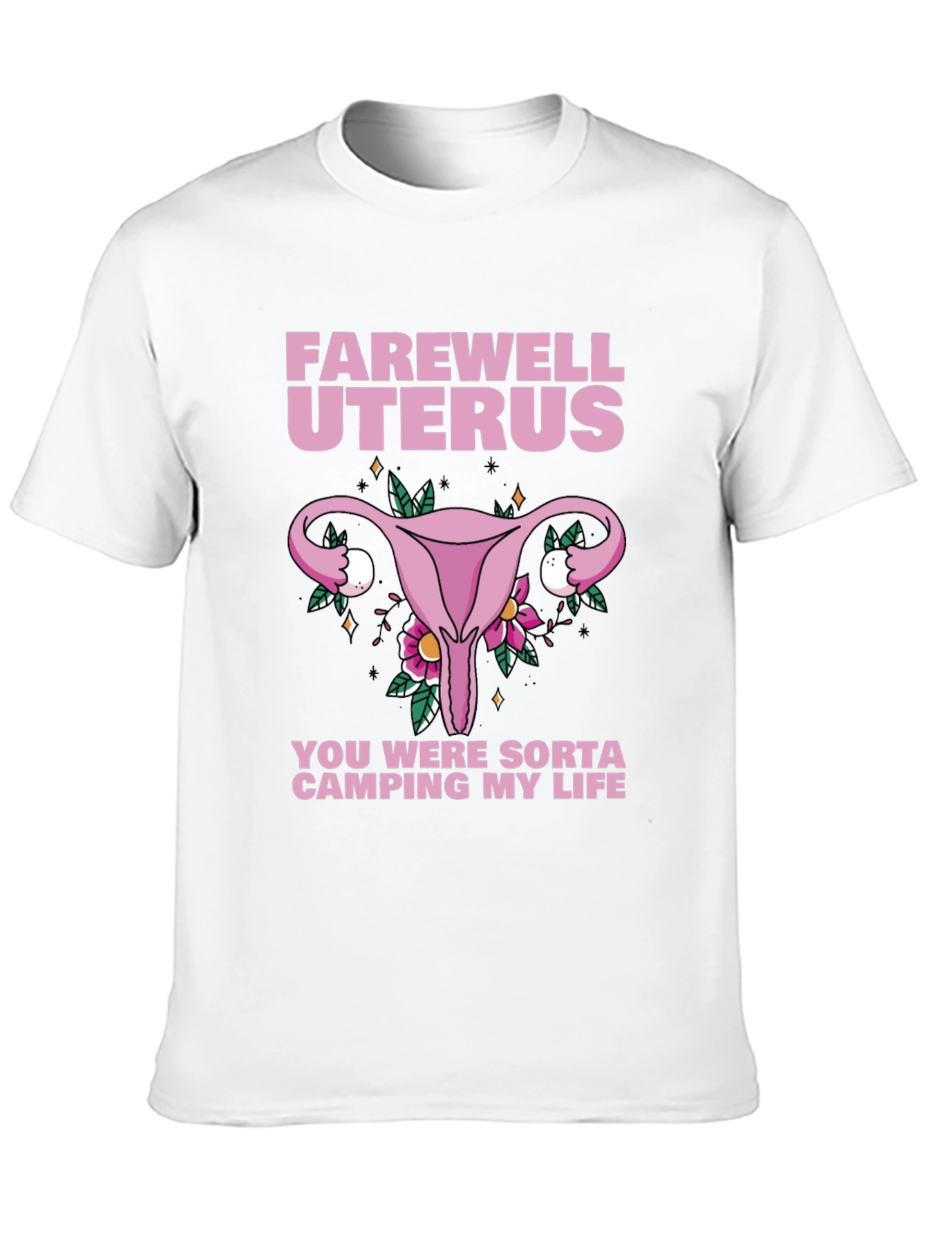 Farewell Uterus Graphic Tee - 10