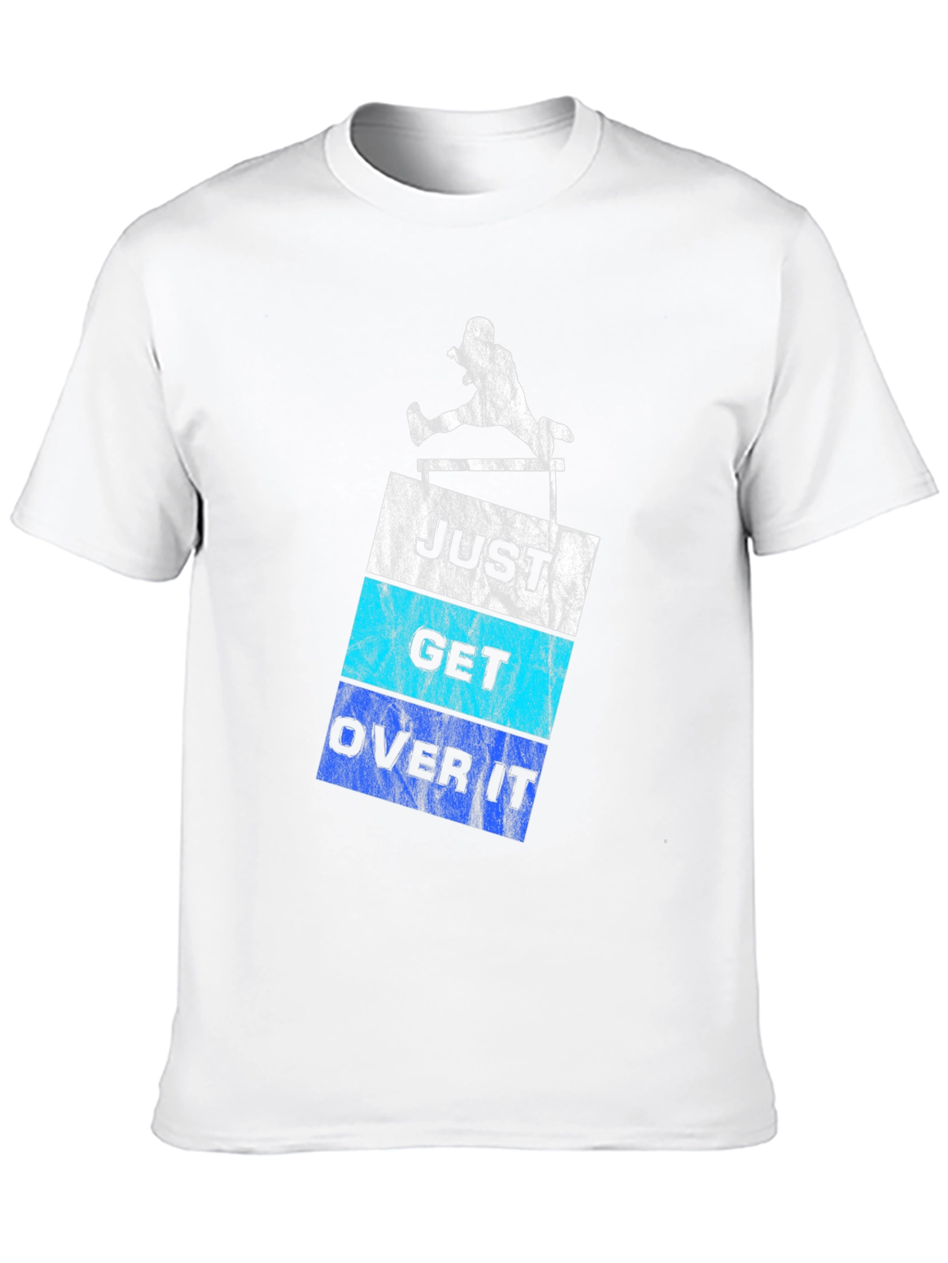 Black Just Get Over It Graphic Tee view 10