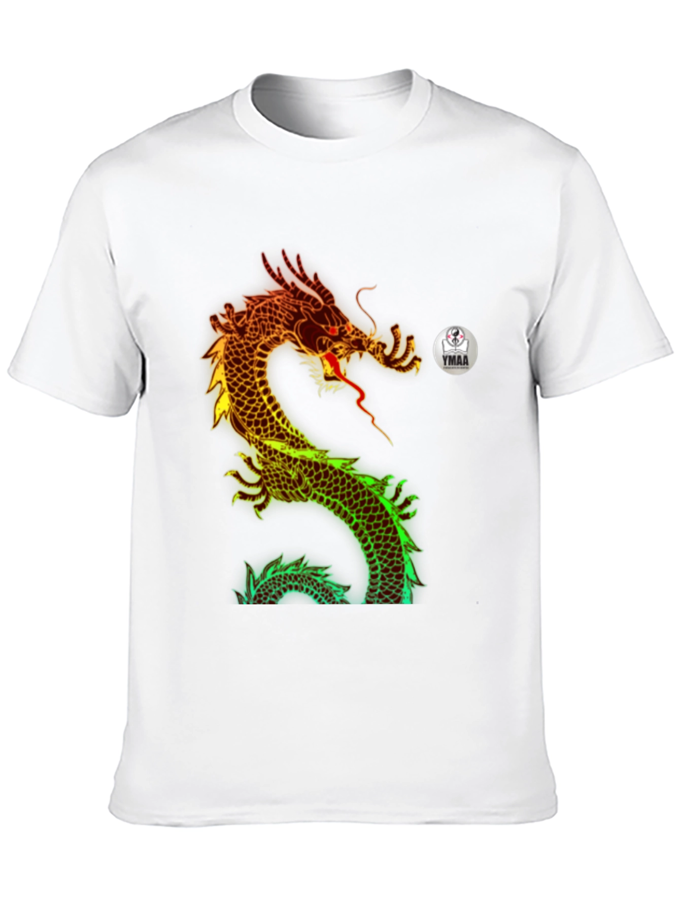 Black Fiery Dragon Graphic Tee - Bold Streetwear view 10