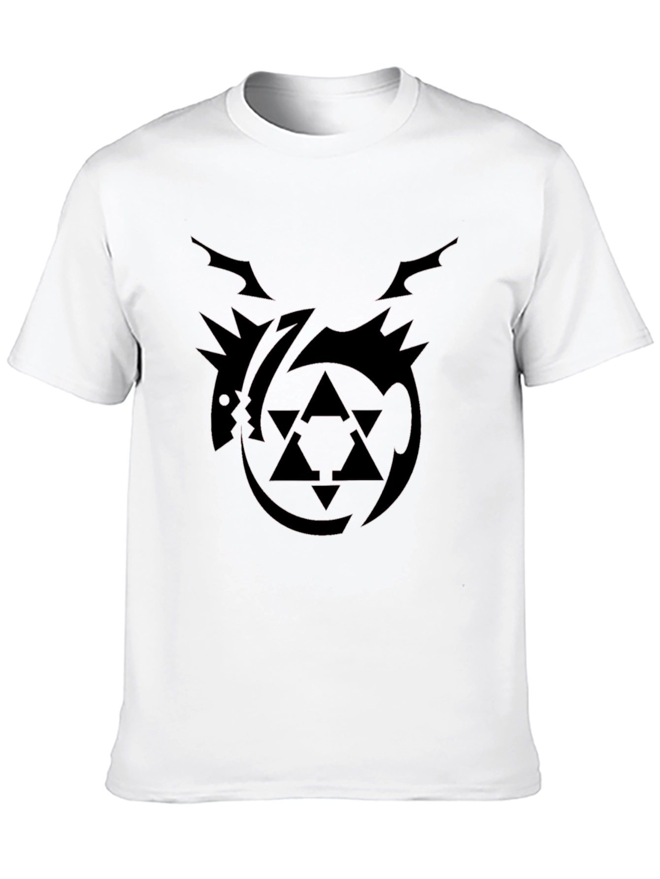 Black Alchemy Symbol Black T-Shirt view 10