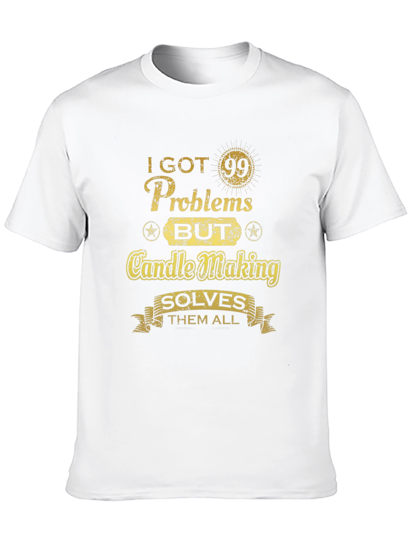 Black Candle Making Solves All My Problems T-Shirt view 10