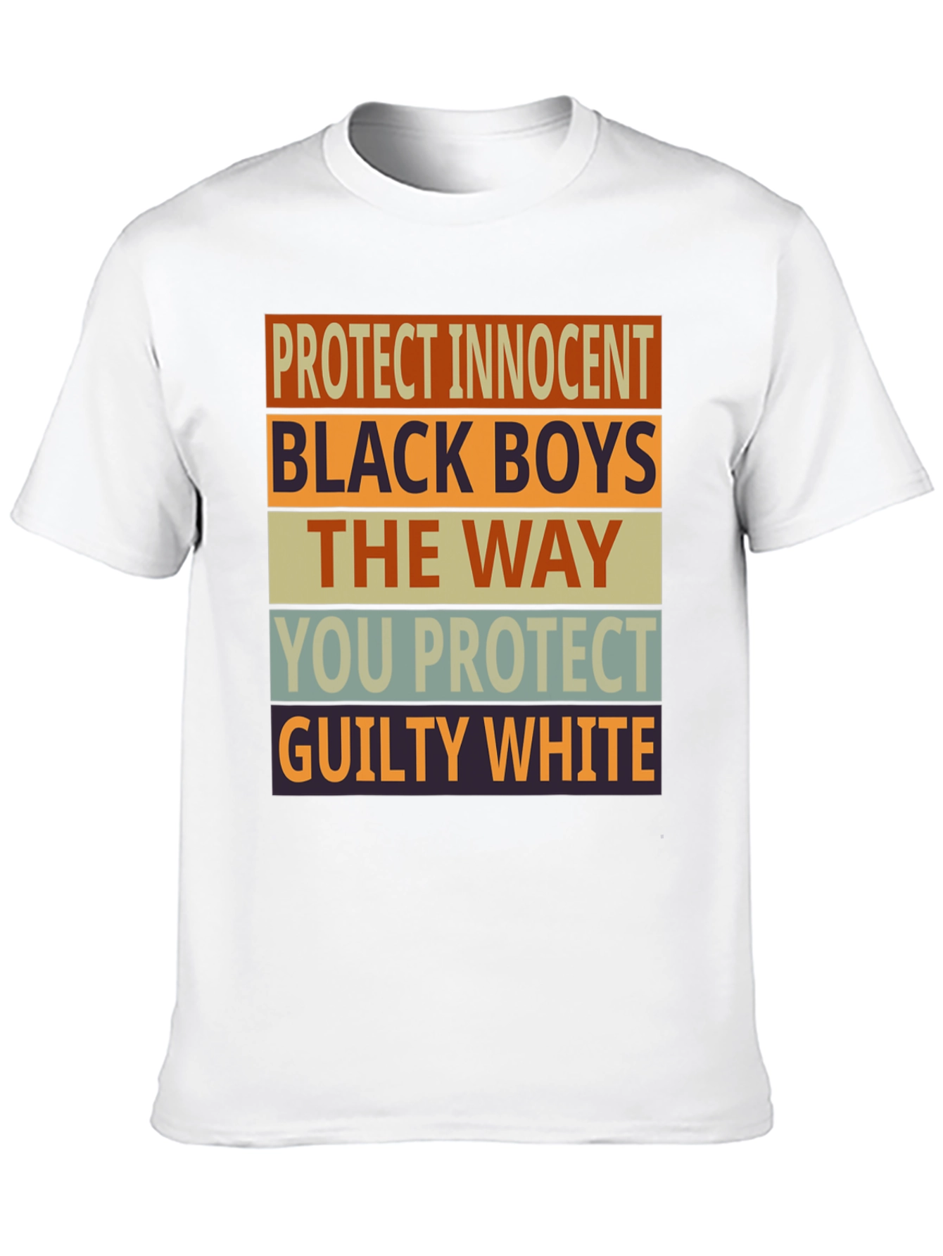 Black Protect Innocent Black Boys Graphic Tee view 10