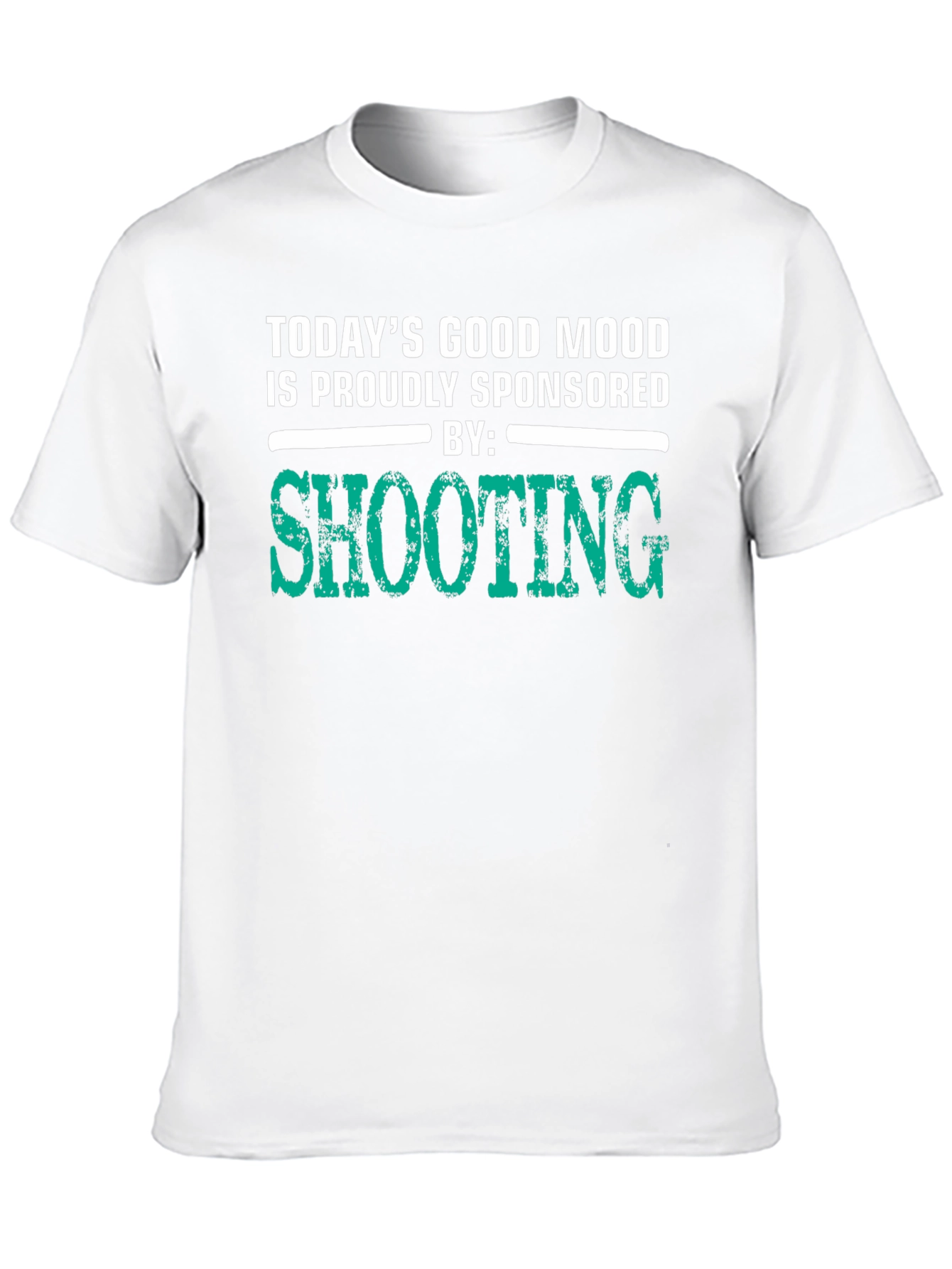 Black Shooting Sponsored T-Shirt - Good Mood Tee view 10