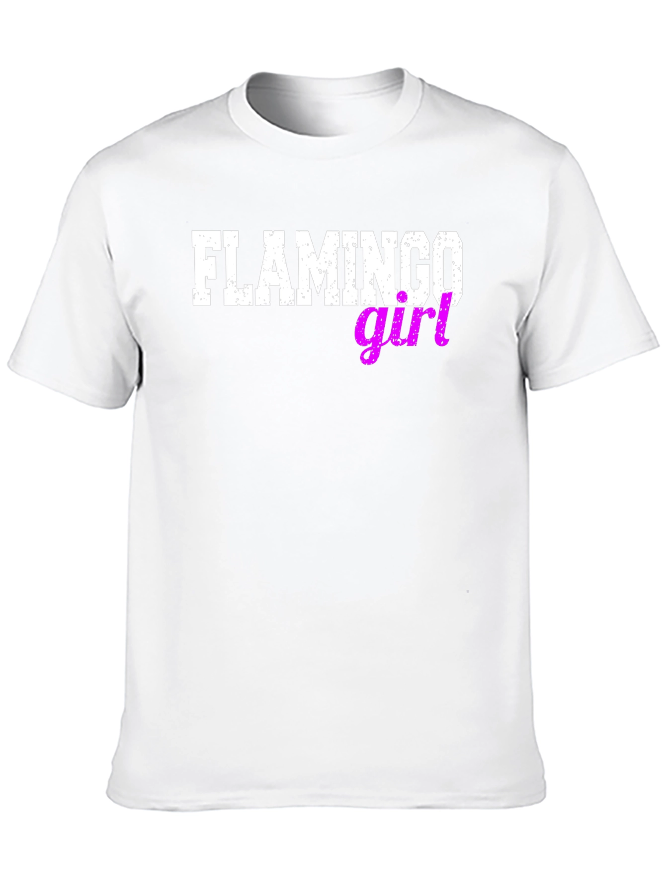 Black Flamingo Girl Black T-Shirt view 10
