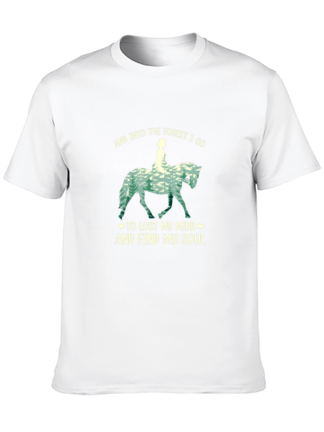 Black Forest Soul T-Shirt - Nature Horse Lover Tee view 10