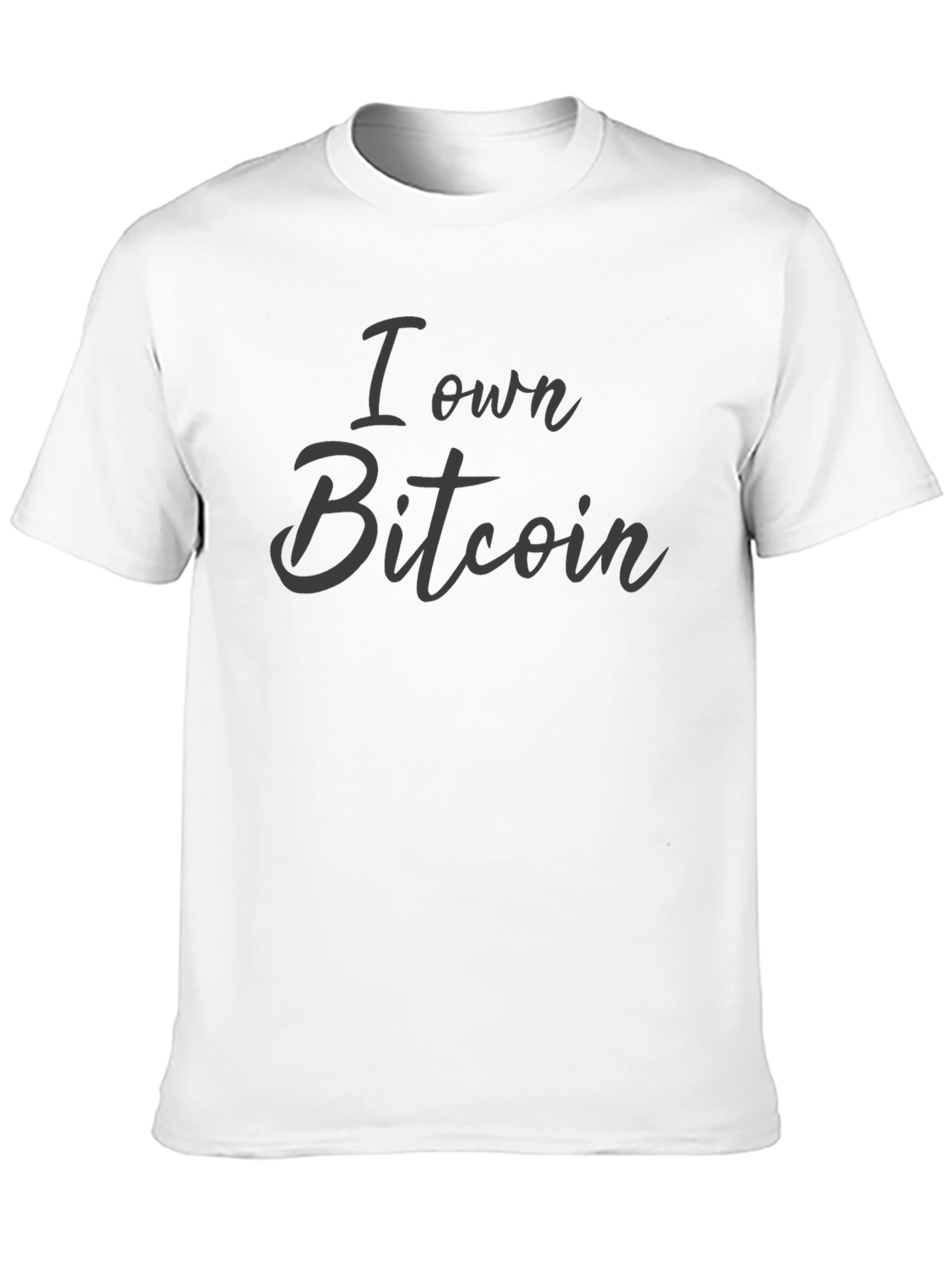 Black I Own Bitcoin Graphic Tee view 10