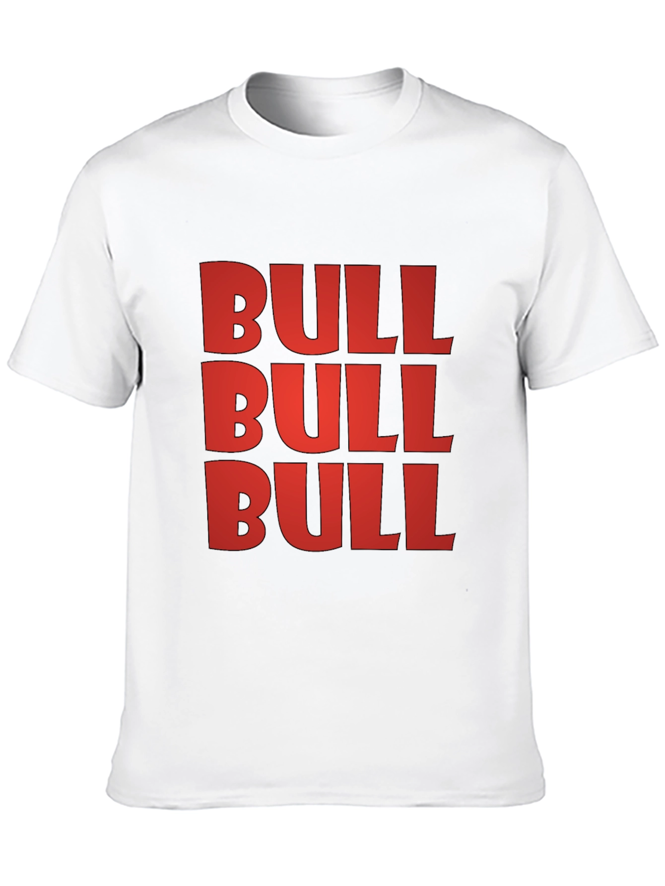 Black Bold BULL Graphic Tee - Statement T-Shirt view 10