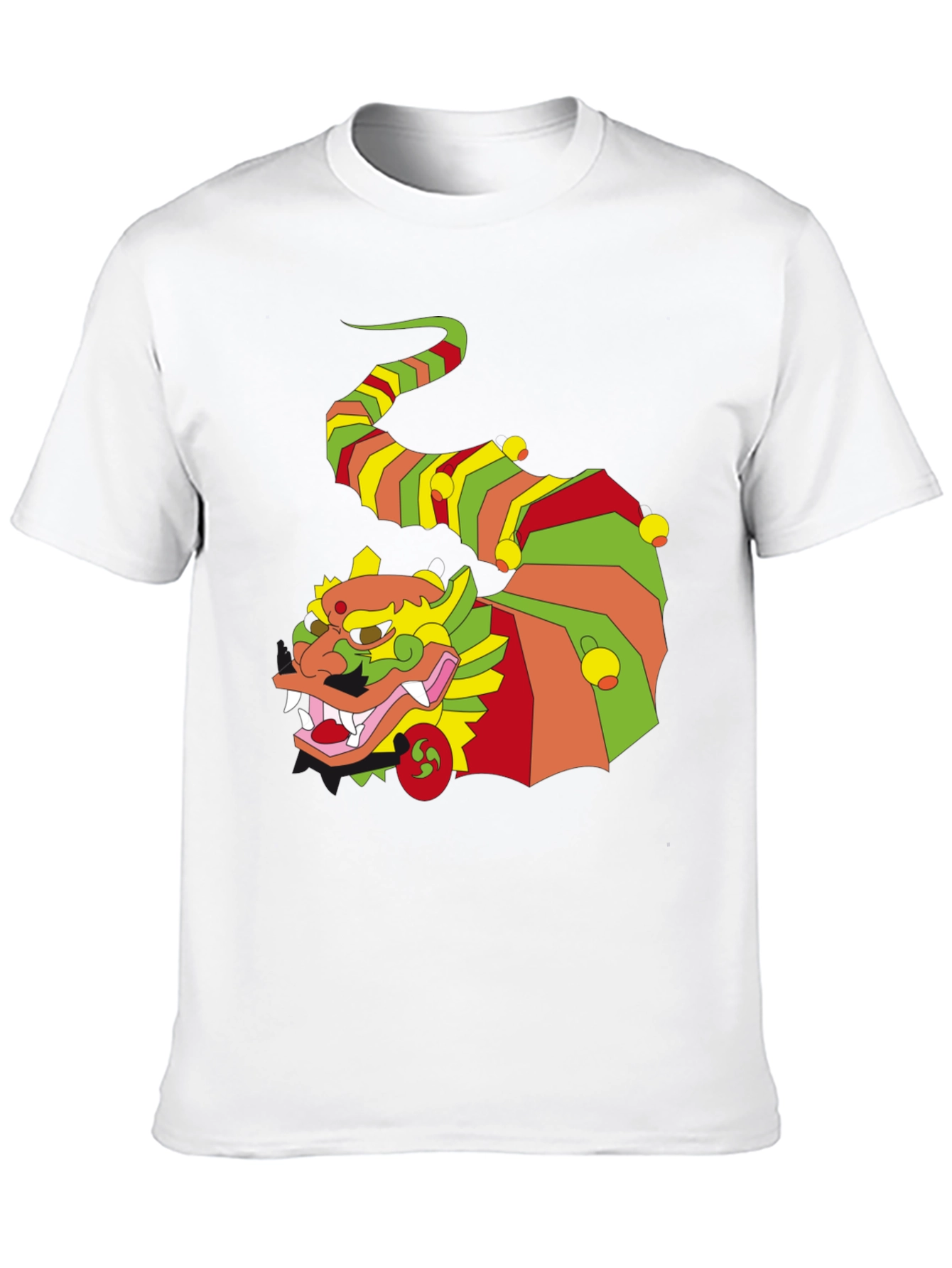 Black Funky Dragon Graphic Black T-Shirt view 10