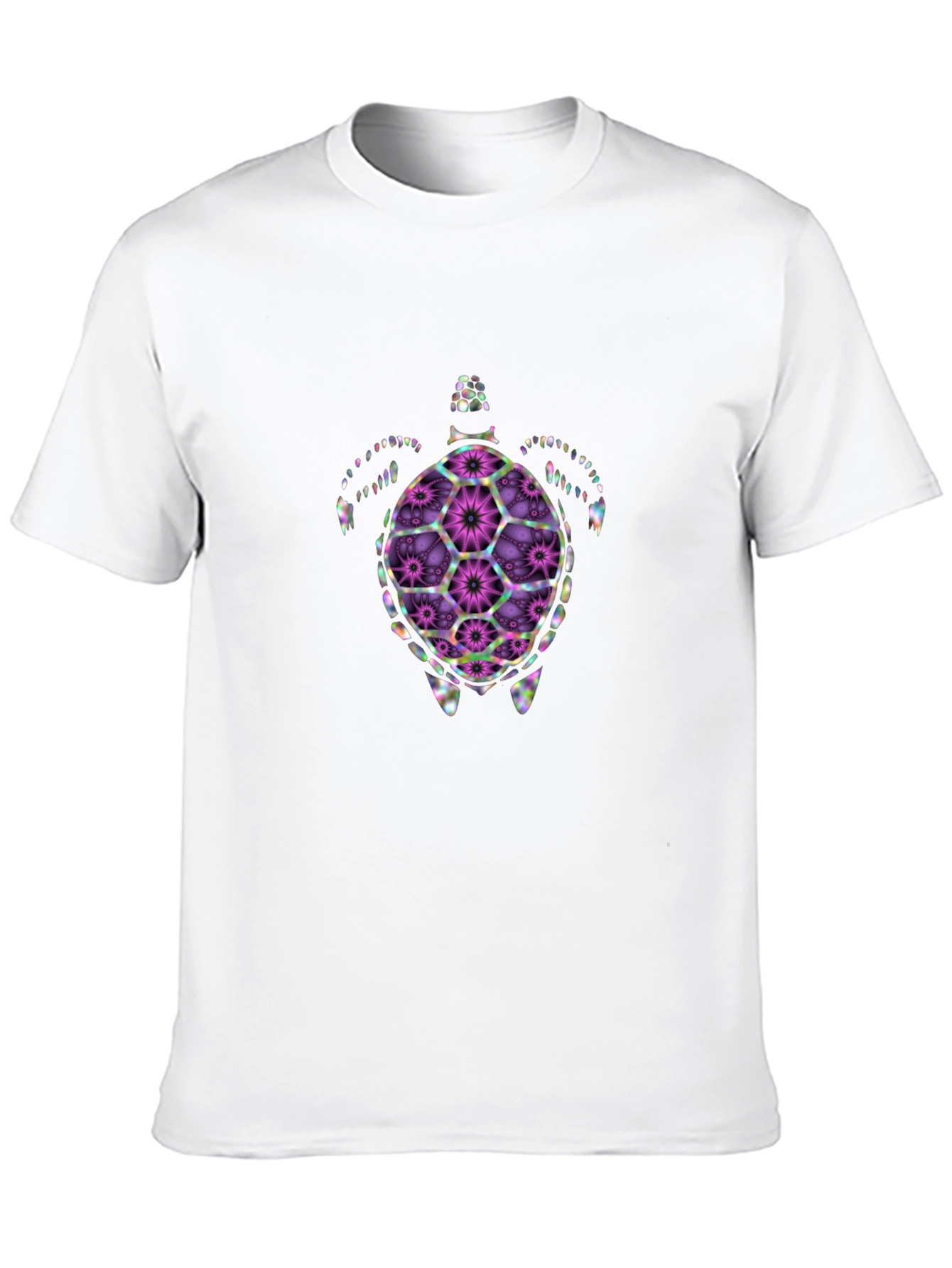 Black Floral Turtle Graphic T-Shirt view 10