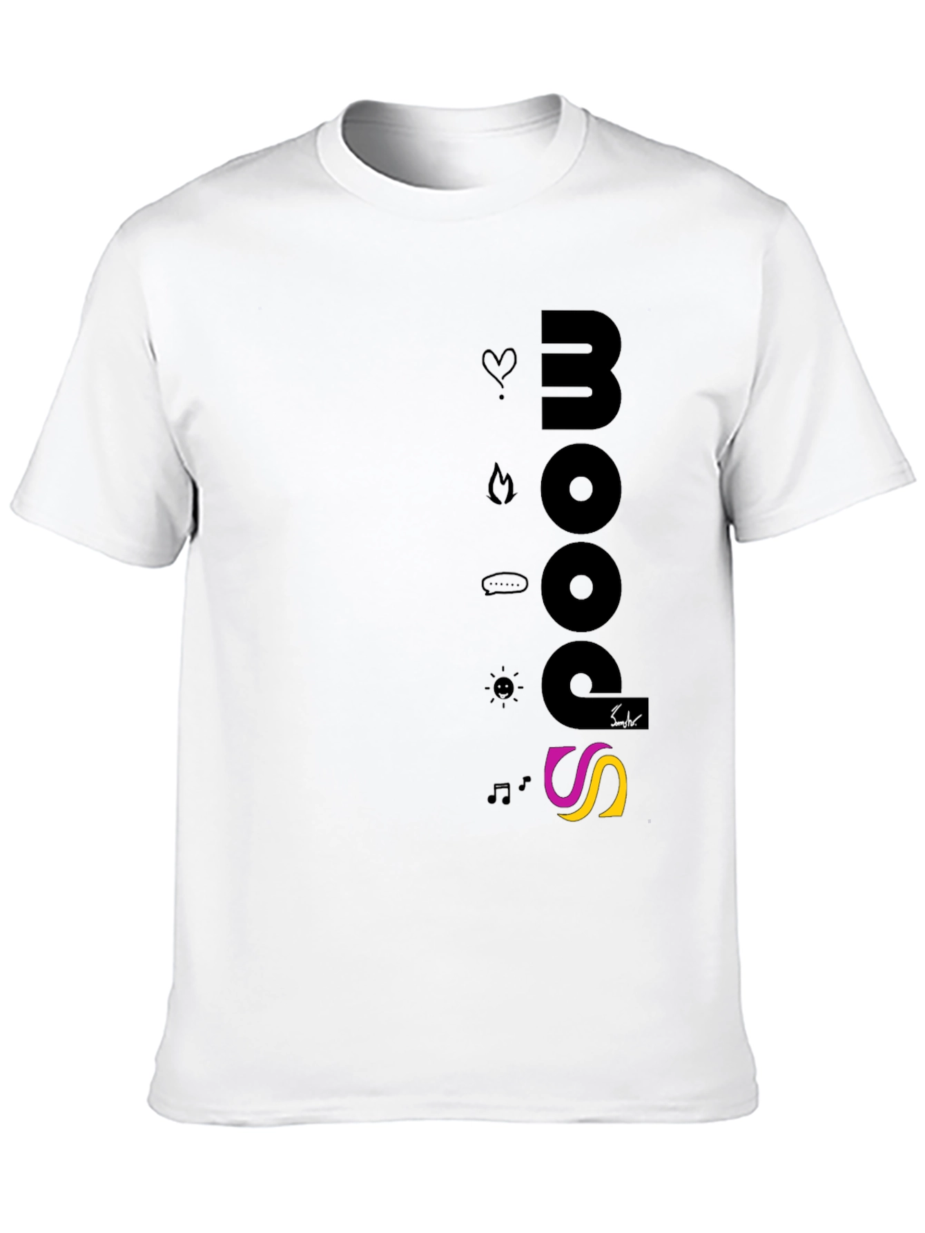 Black Mood Music Graphic Tee - Black view 10