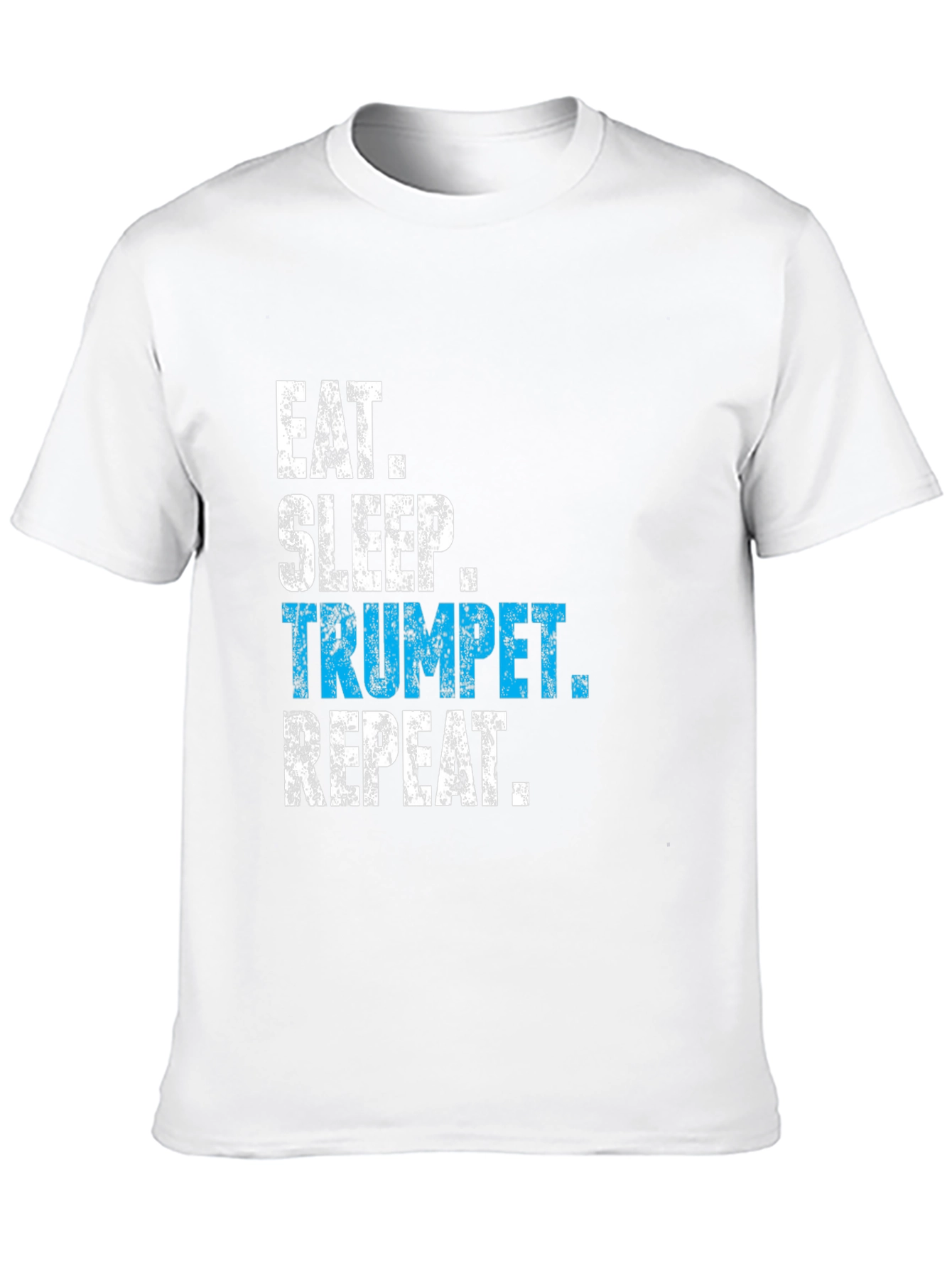Black Eat Sleep Trumpet Repeat T-Shirt view 10