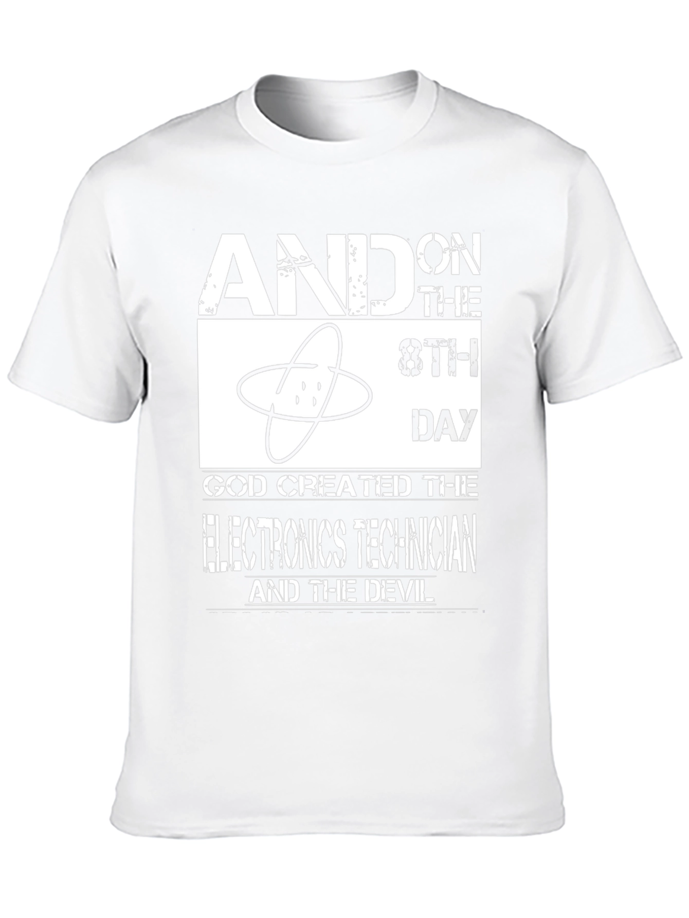 Black Electronics Technician Graphic Tee - 8th Day Creation view 10