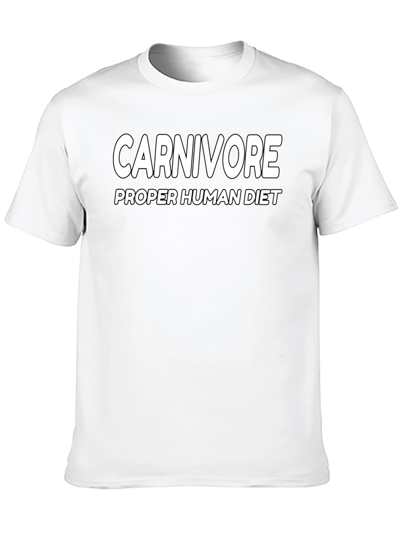 Black Carnivore Diet T-Shirt - Proper Human Diet Tee view 10