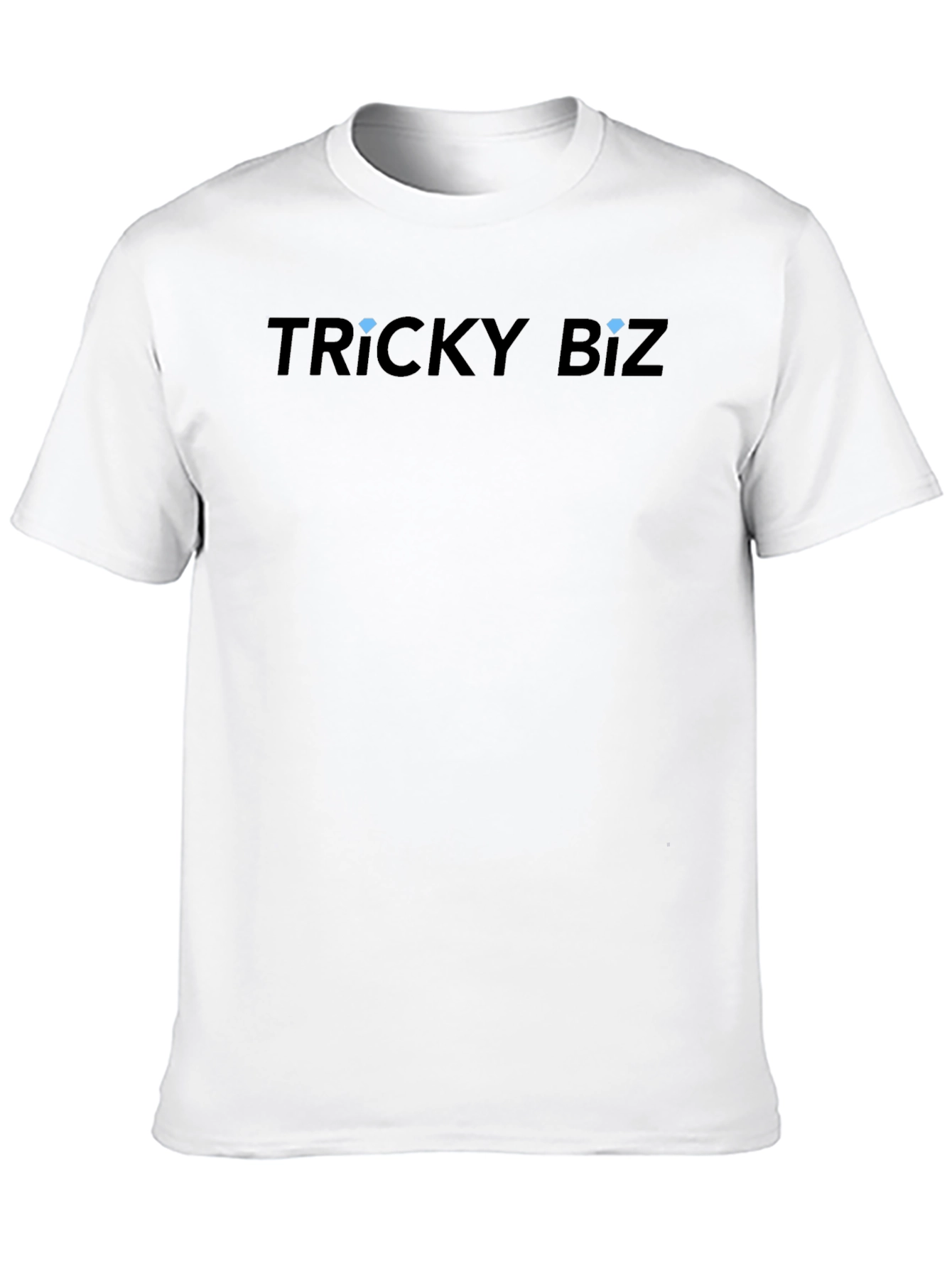 Black Tricky Biz Graphic Tee - Mens Black Cotton Blend Shirt view 10