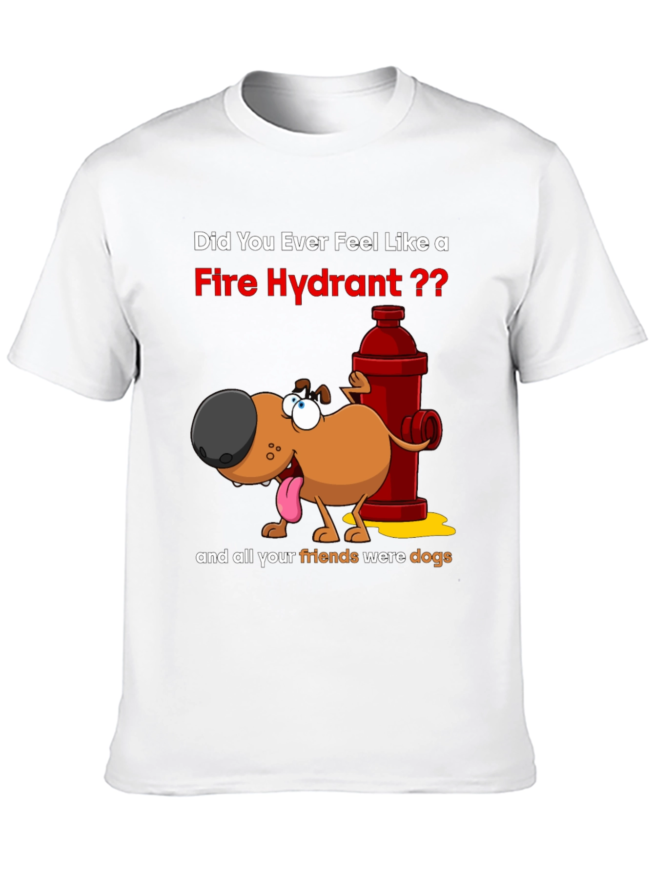 Black Dog & Fire Hydrant Graphic T-Shirt view 10