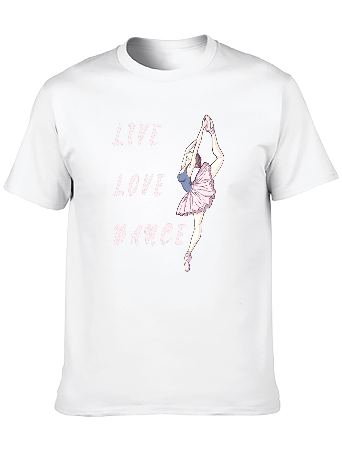Black Live Love Dance Black Graphic Tee view 10