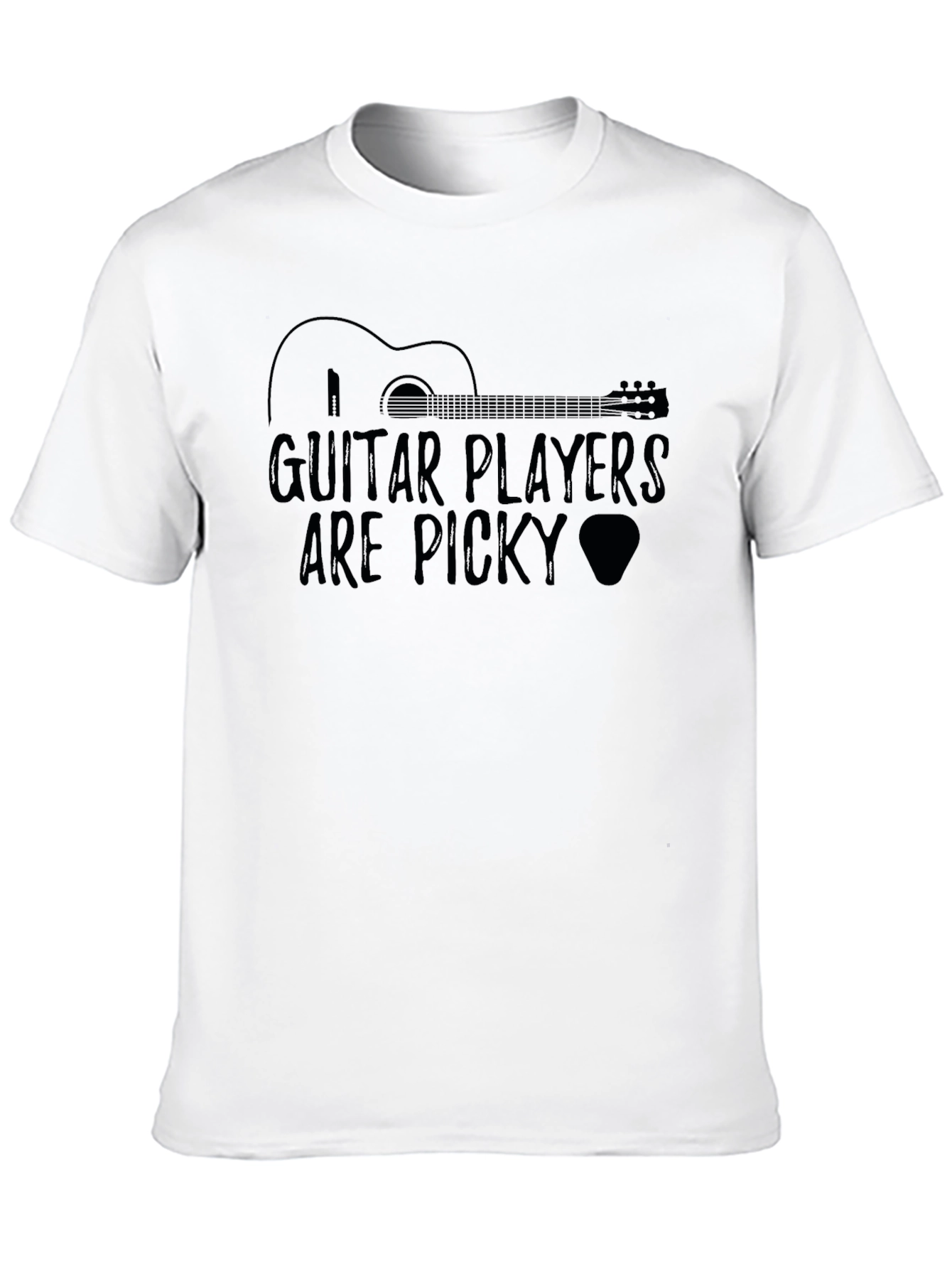 Black Guitar Players Are Picky - Funny Musician T-Shirt view 10