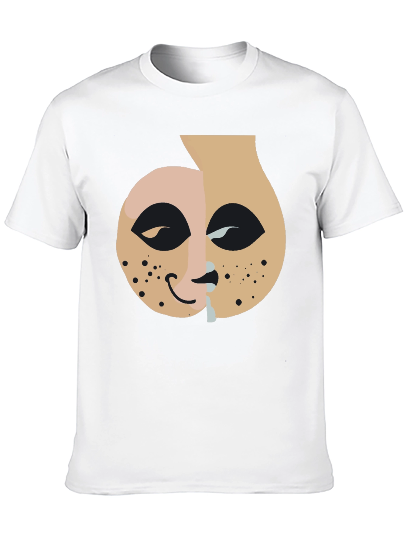 Black Unique Graphic T-Shirt view 10