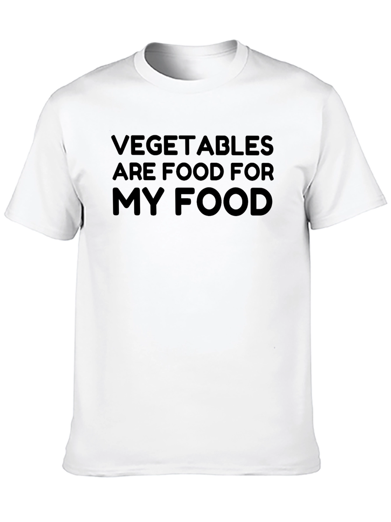 Black Vegetables Are Food For My Food Funny T-Shirt view 10
