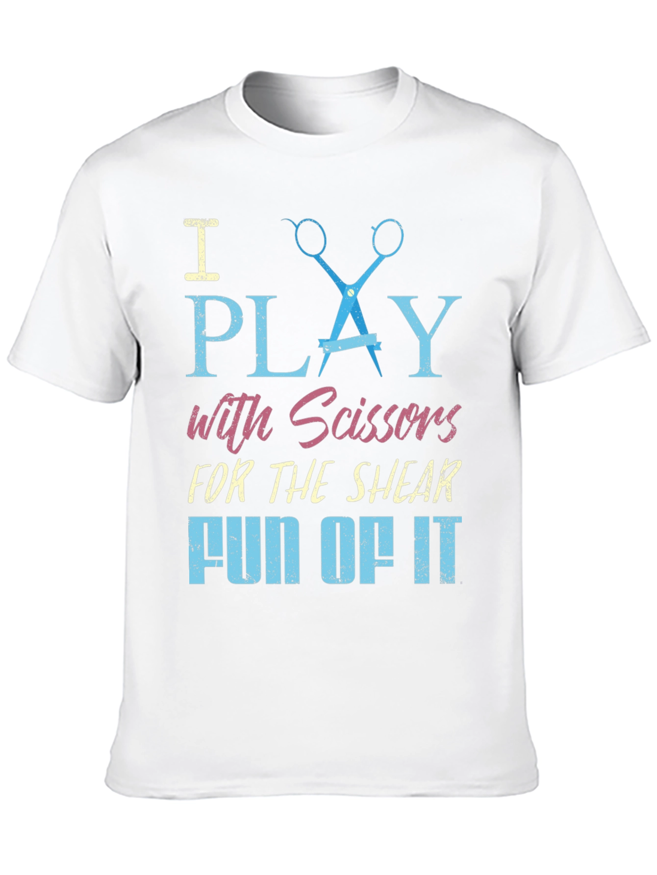 Black I Play With Scissors T-Shirt view 10