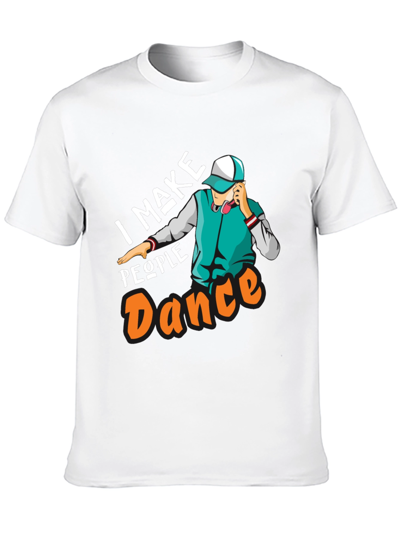 Black I Make People Dance Graphic T-Shirt view 10