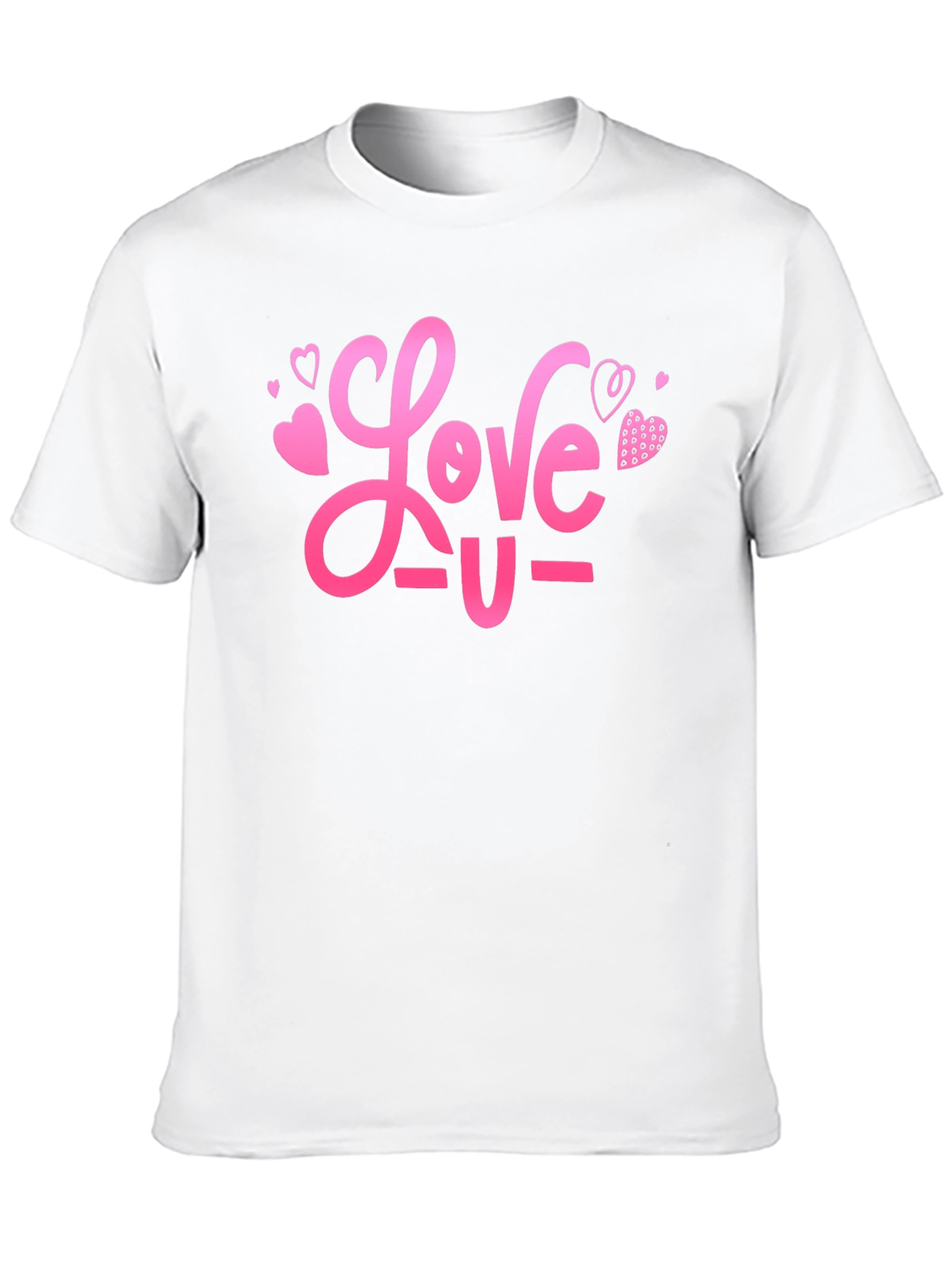 Black Love U Graphic Tee - Valentine's Day Gift view 10