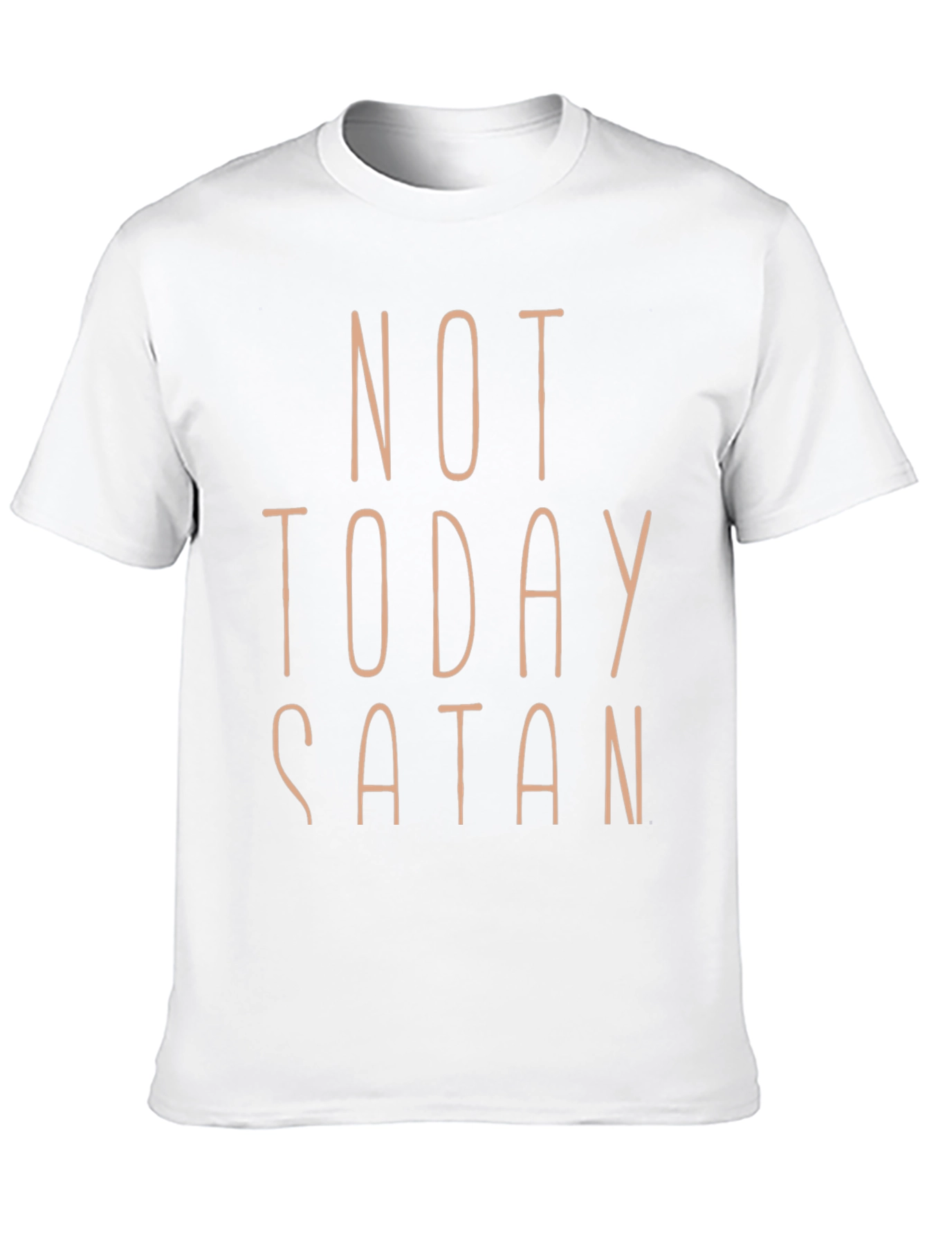Black Not Today Satan Graphic Tee - Black view 10