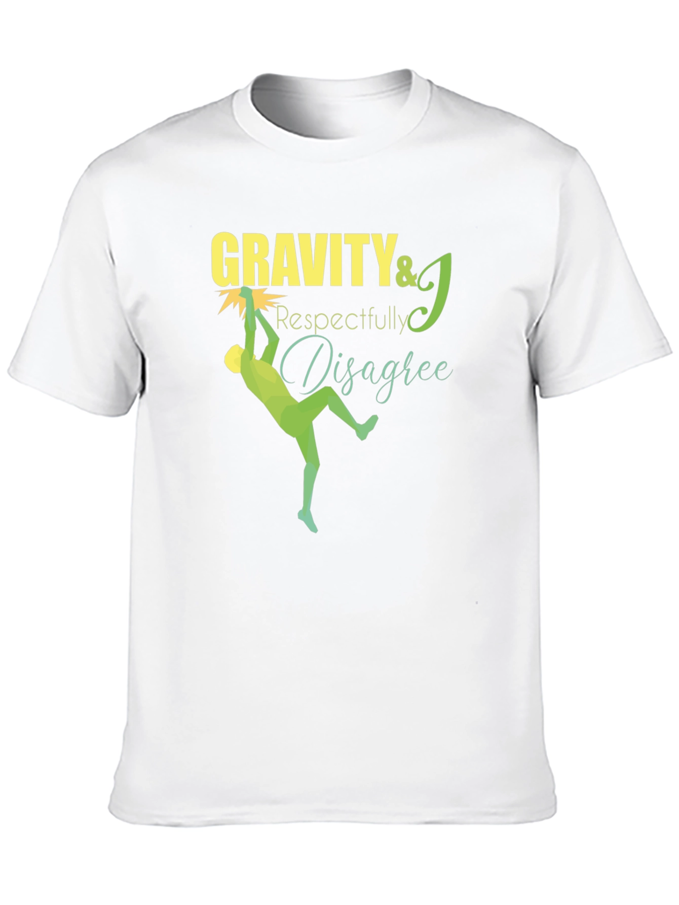 Black Gravity Respectfully Disagree Black T-Shirt view 10