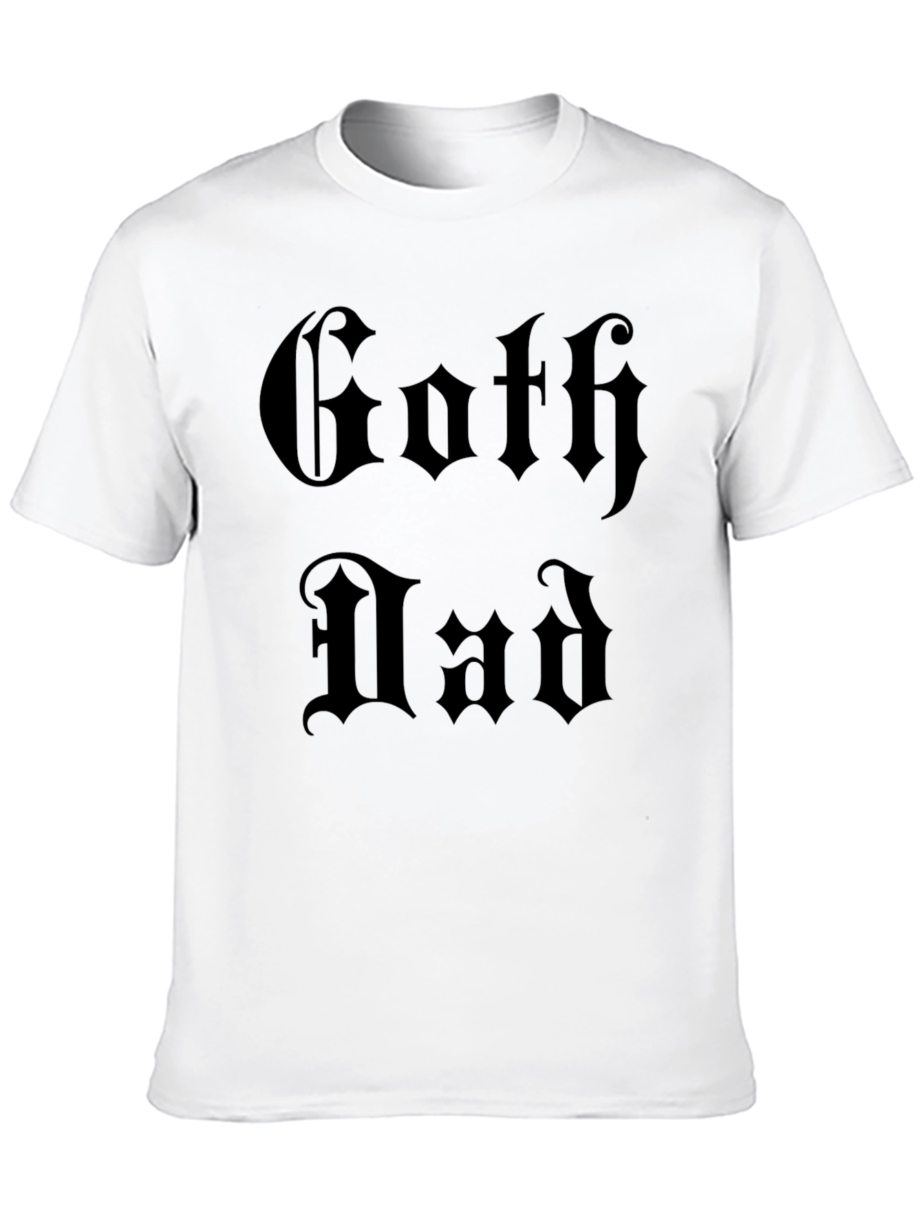 Black Goth Dad Graphic Tee - Black Gothic Style view 10