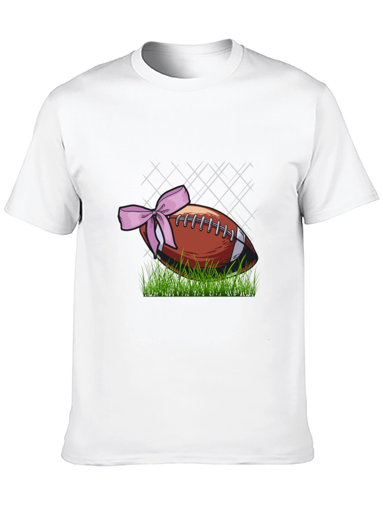 Black Football with Bow Graphic Tee - Men's view 10