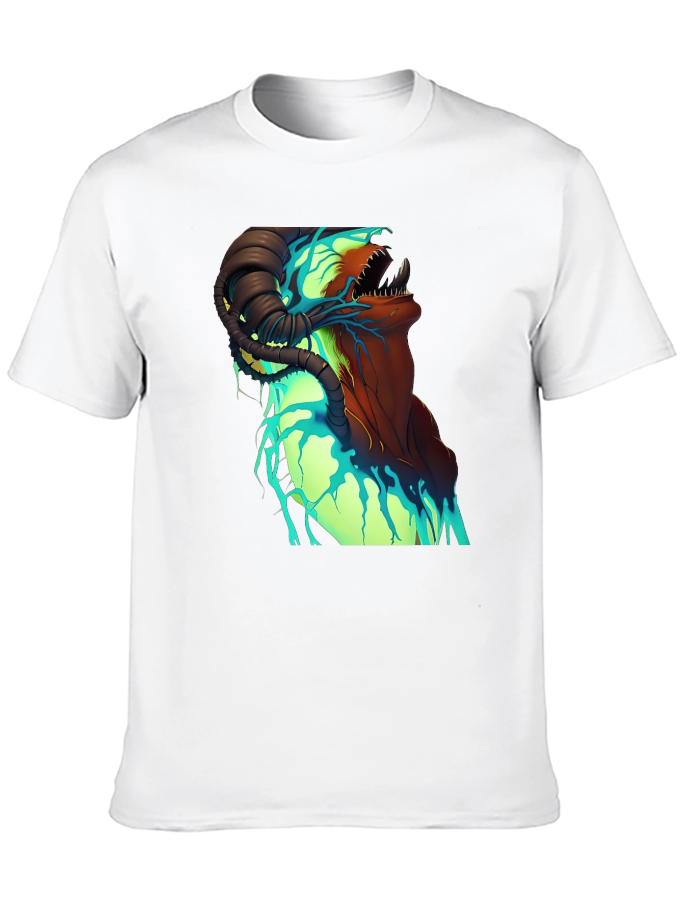 Black Monster Graphic T-Shirt - Unique Design view 10