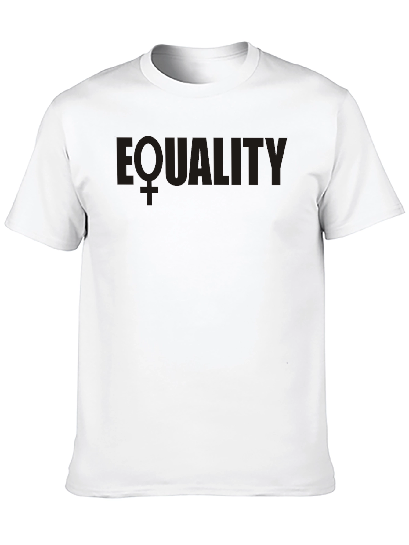 Black Equality Graphic Tee - Black Unisex T-Shirt view 10