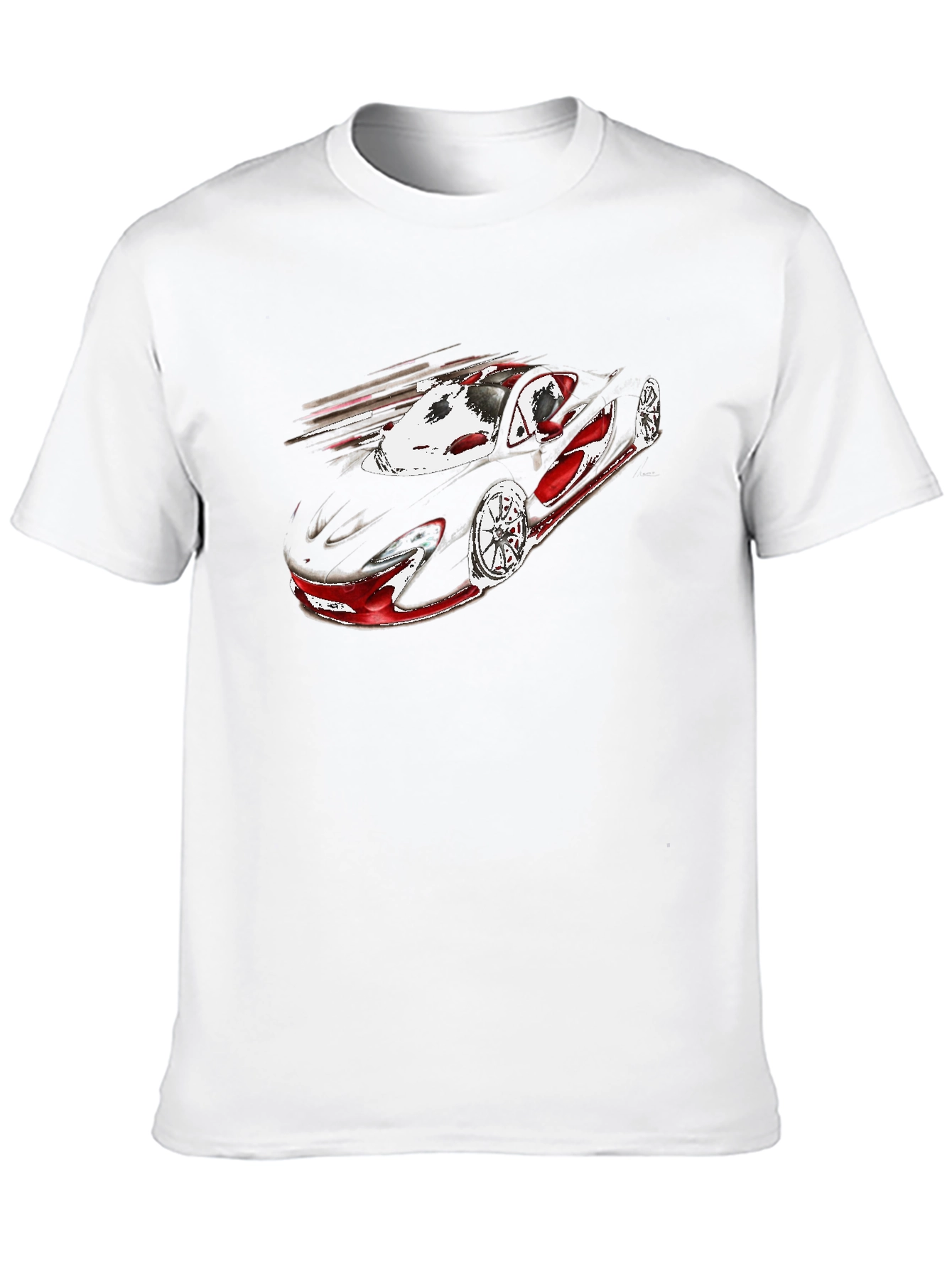 Black Sleek Black Car Graphic Tee - Motorsport Fashion view 10