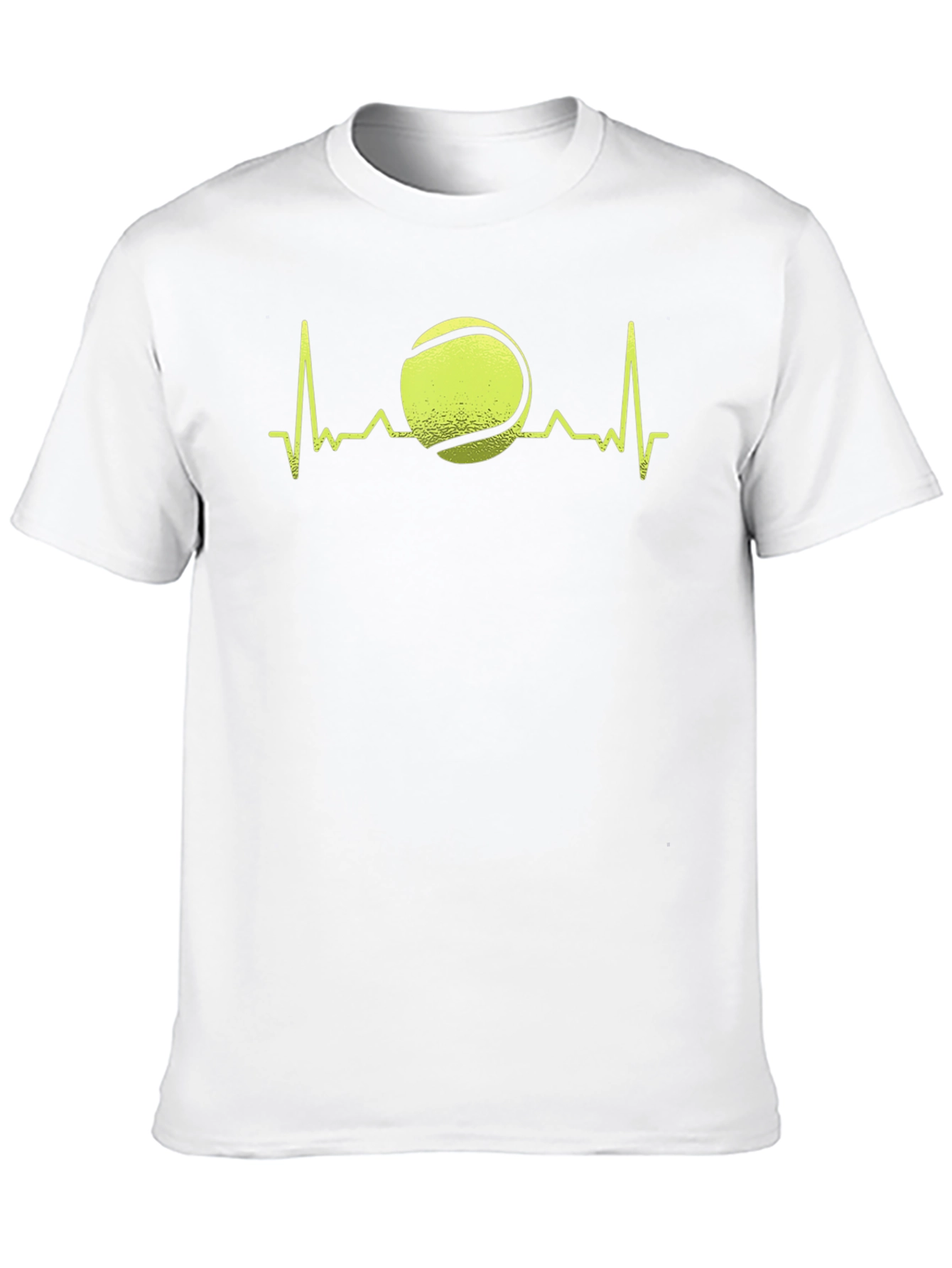 Black Tennis Heartbeat Graphic Tee view 10