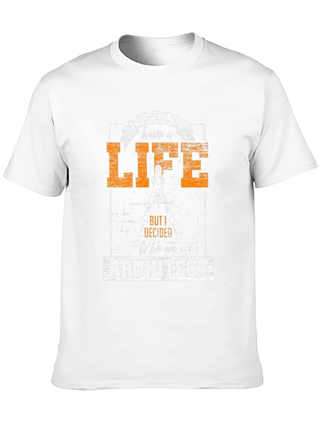 Black Architect T-Shirt: I Used To Have A Life view 10