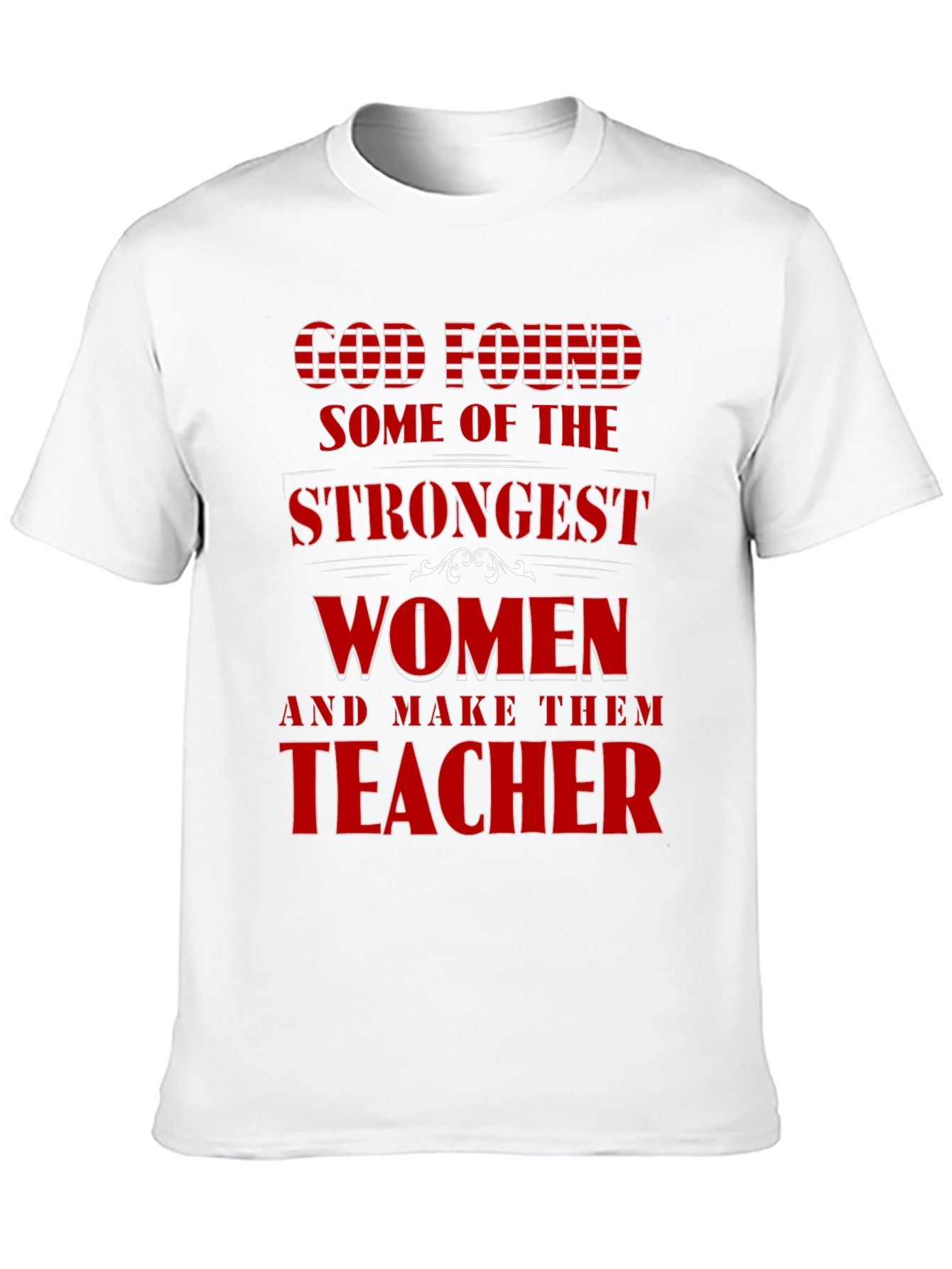 Black Strong Women Teacher T-Shirt, God Found view 10