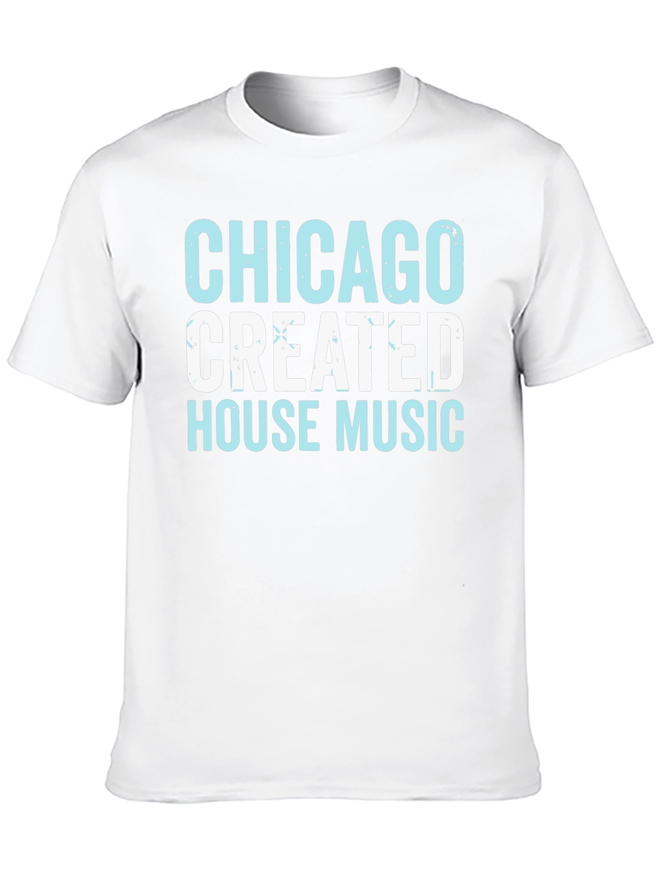 Black Chicago House Music T-Shirt view 10
