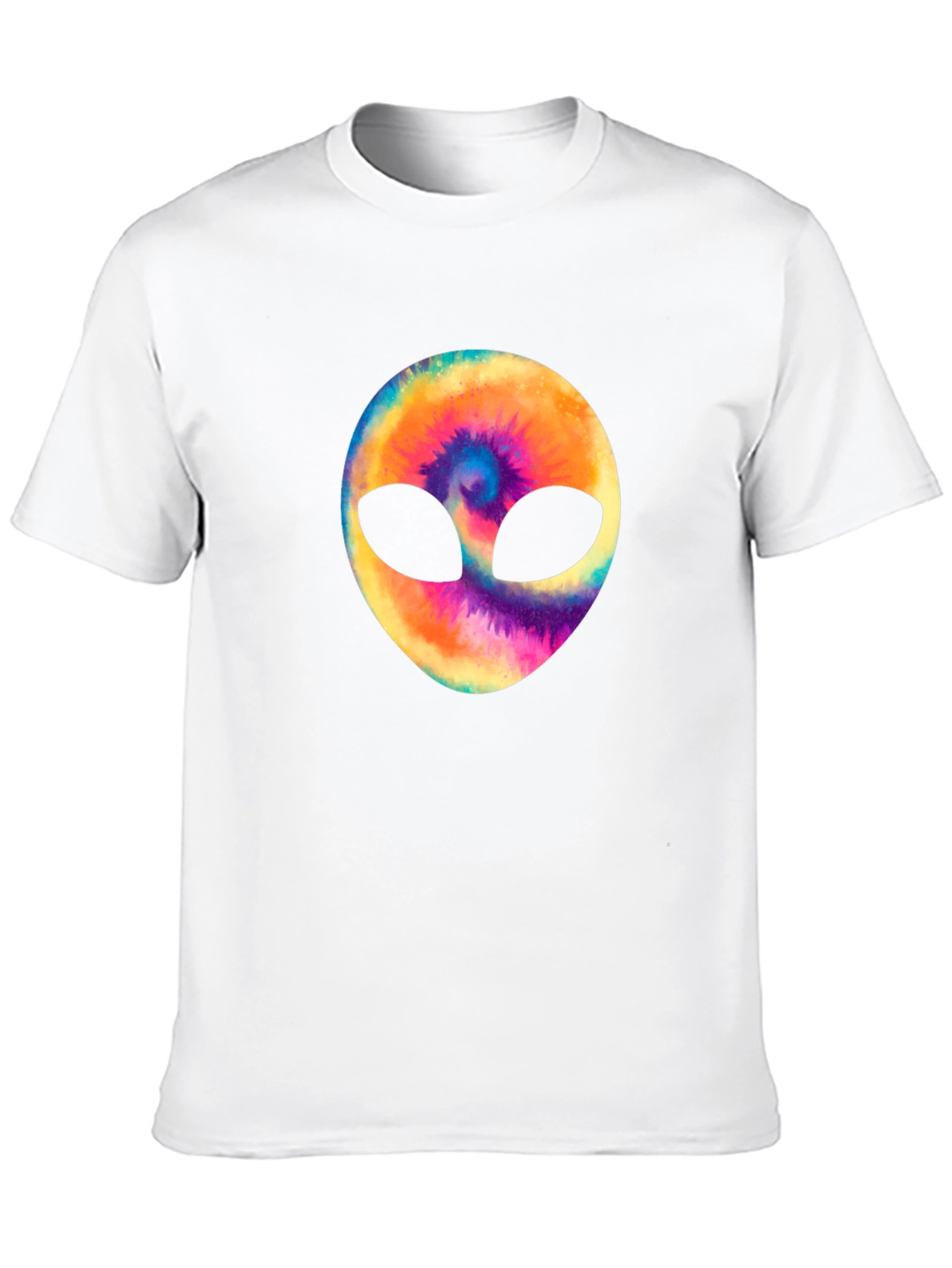 Black Alien Tie-Dye Graphic Tee - Black view 10