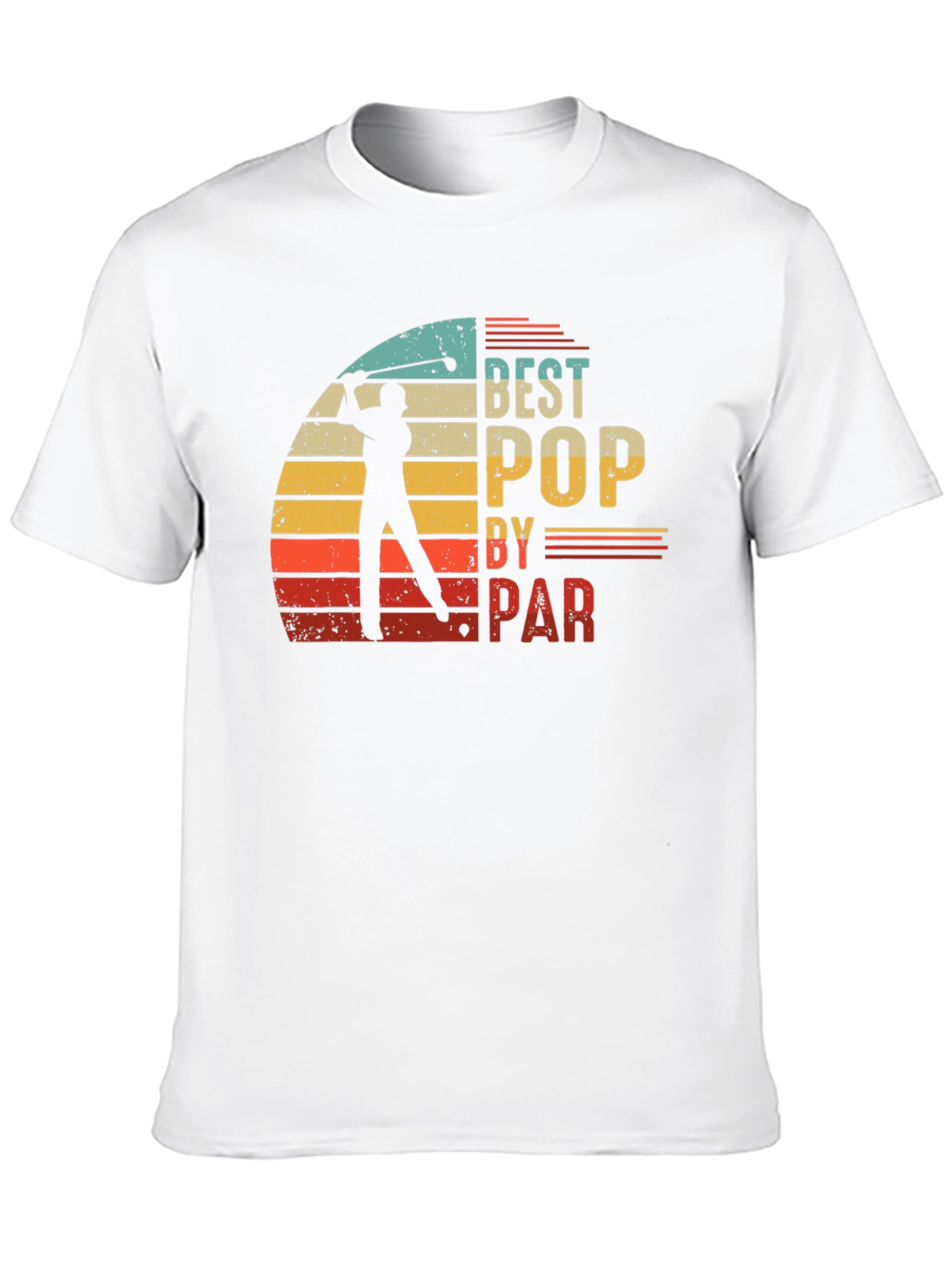 Black Best Pop by Par T-Shirt Golf Lover Dad Tee view 10