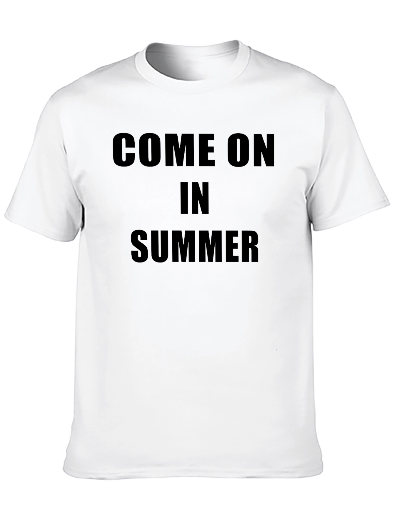Black Come On In Summer Graphic Tee view 10