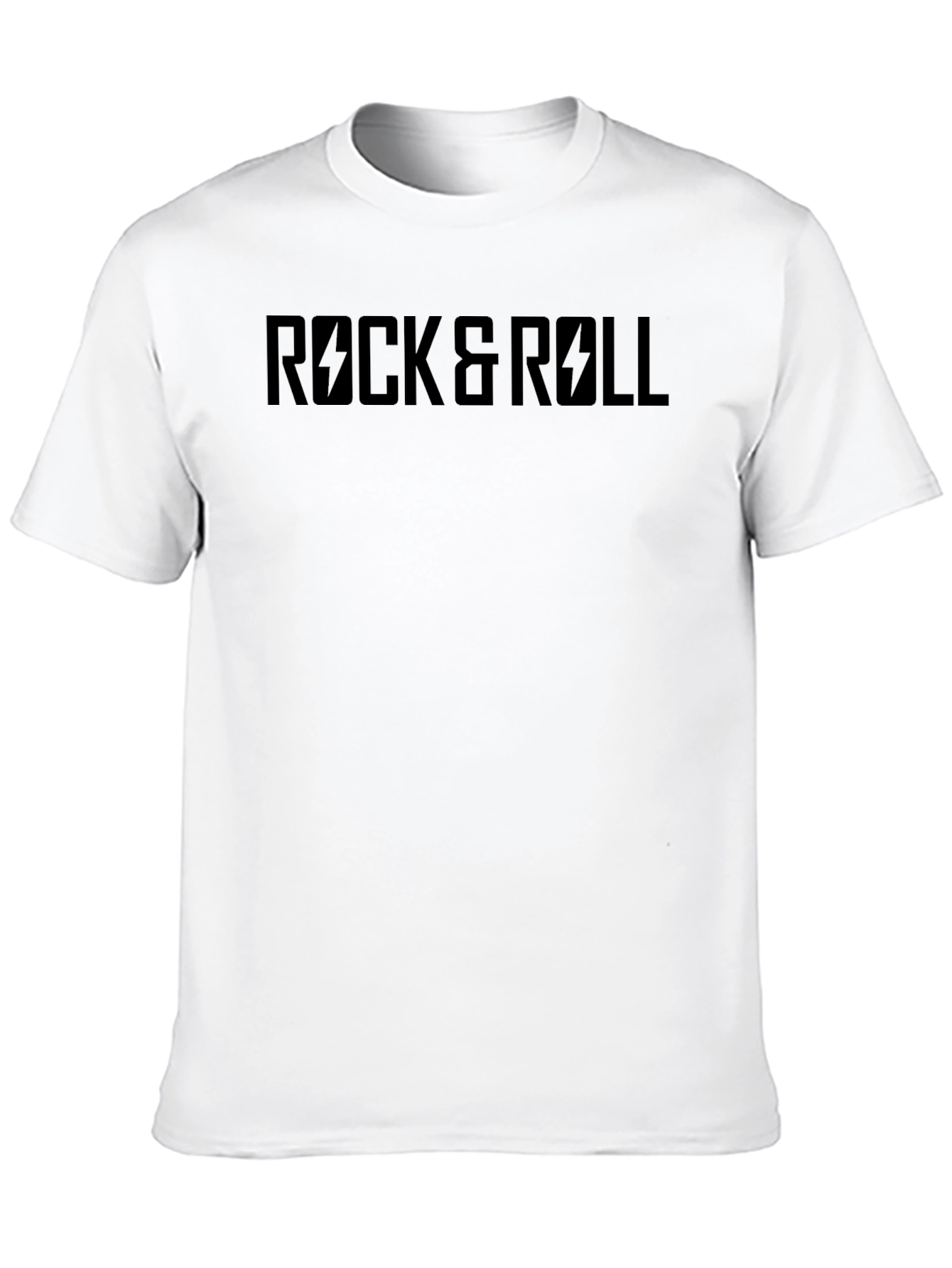Black Rock & Roll Graphic T-Shirt - Classic Black Tee view 10