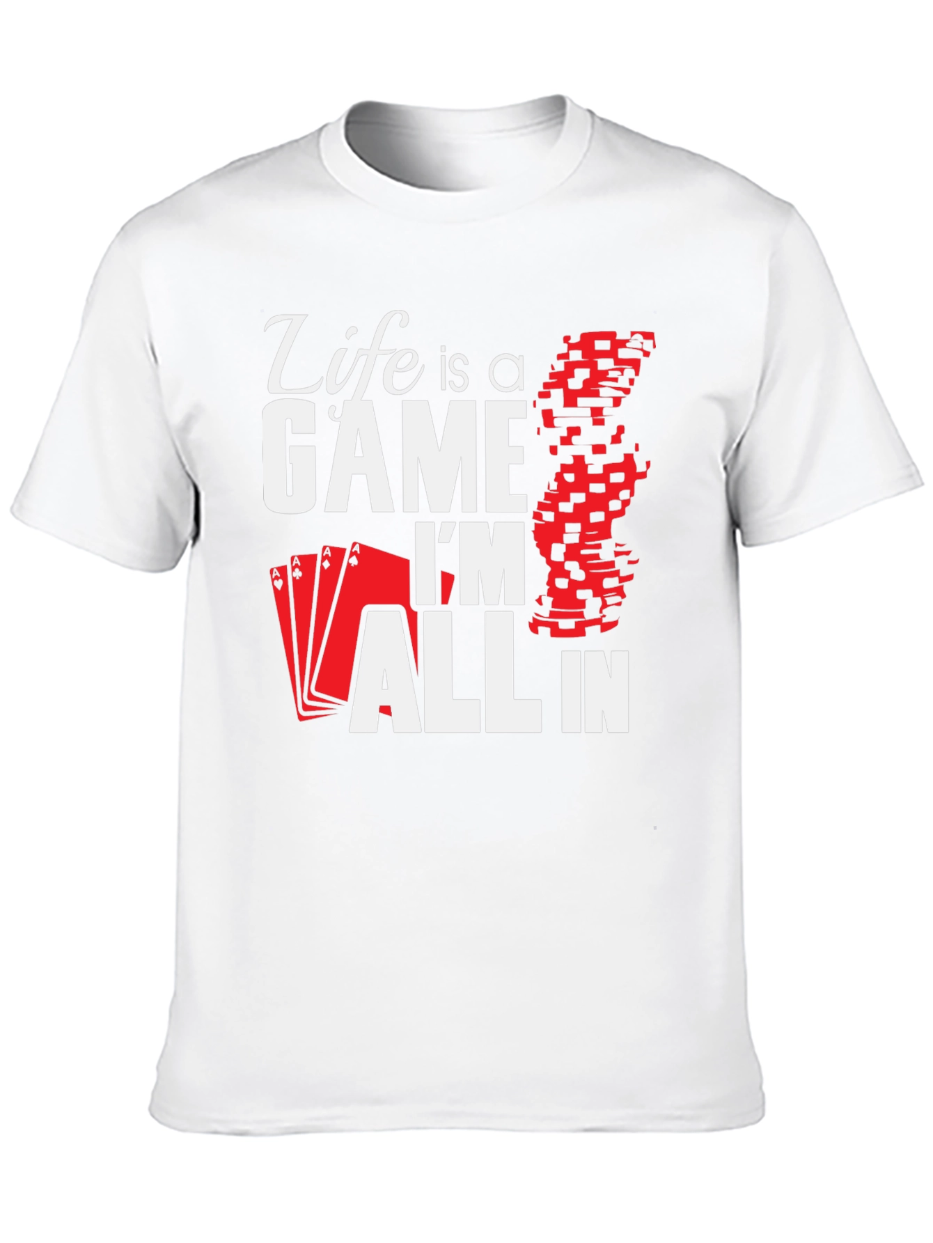 Black Life is a Game - Poker T-Shirt view 10