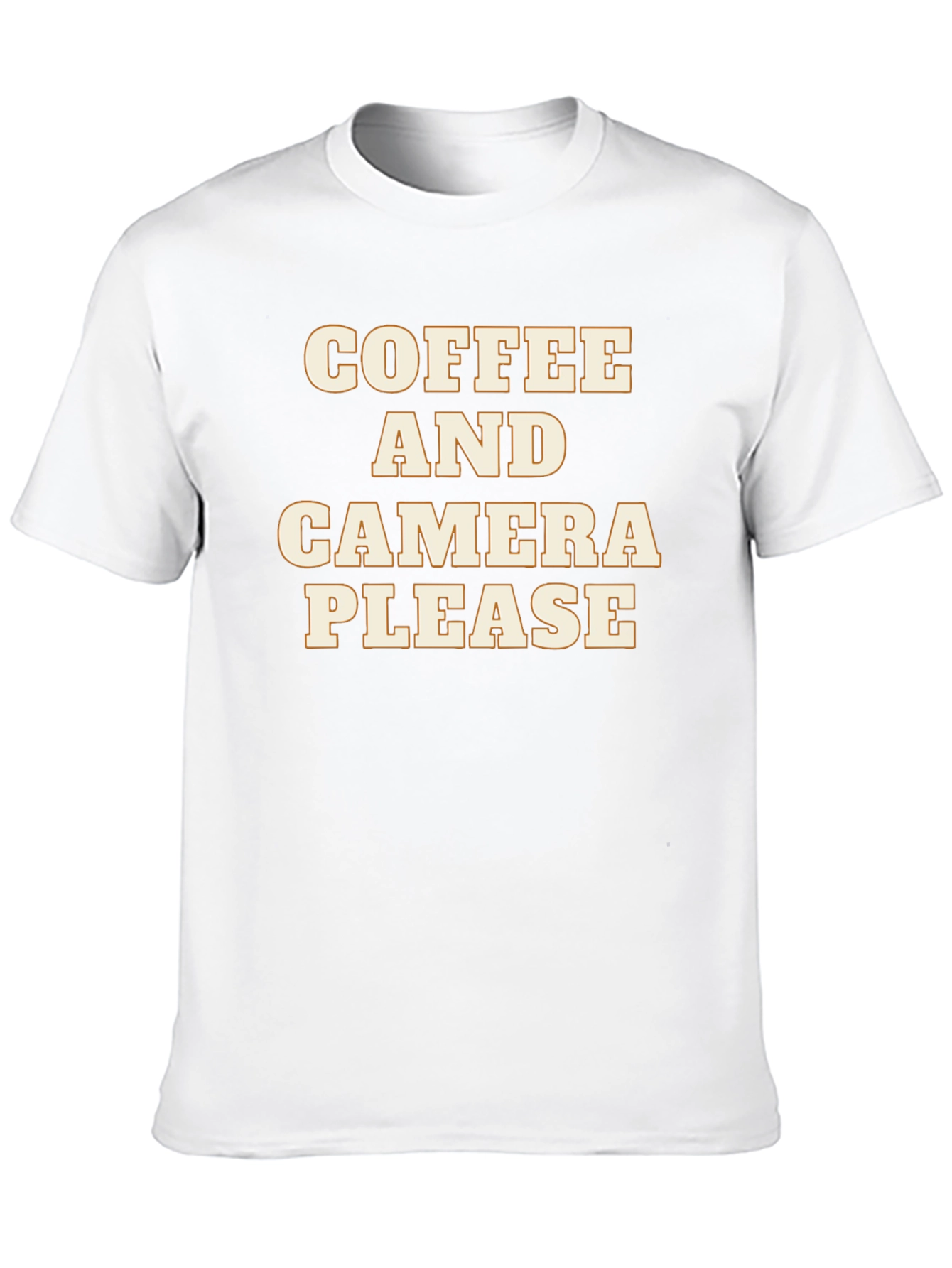 Black Coffee and Camera Please Graphic Tee view 10